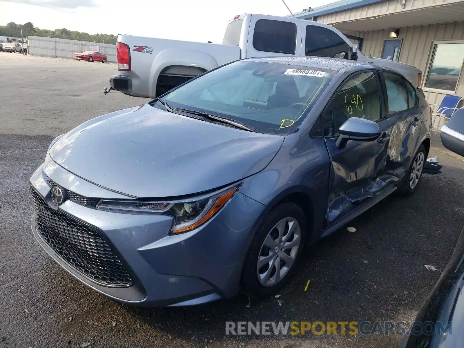 2 Photograph of a damaged car 5YFEPMAEXMP228585 TOYOTA COROLLA 2021