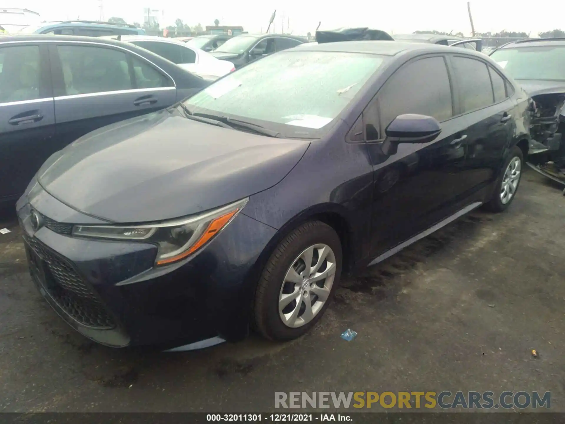 2 Photograph of a damaged car 5YFEPMAEXMP228814 TOYOTA COROLLA 2021