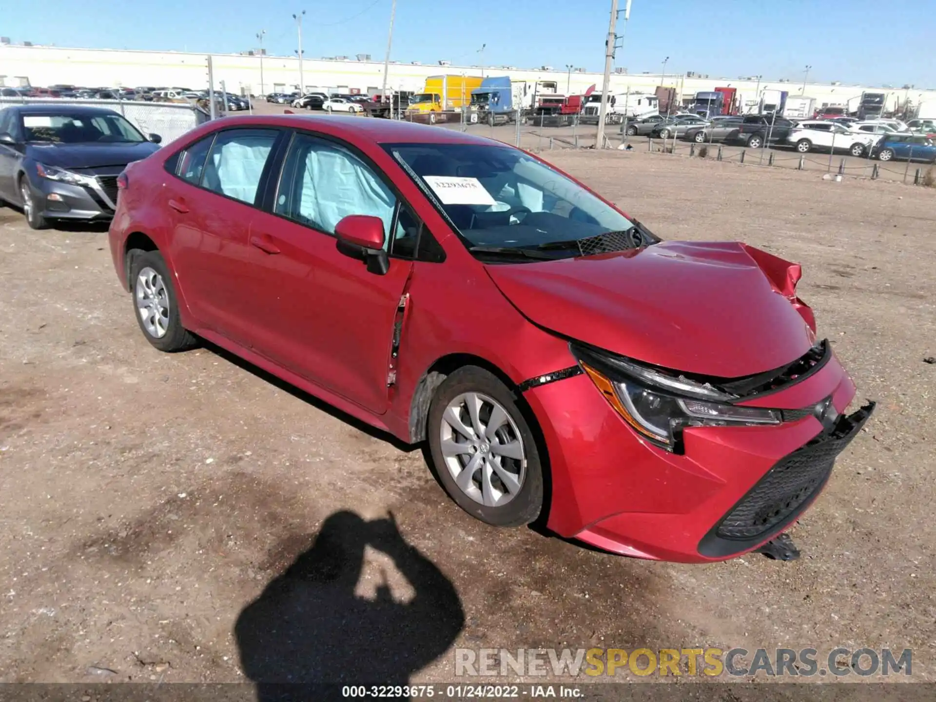 1 Photograph of a damaged car 5YFEPMAEXMP230790 TOYOTA COROLLA 2021