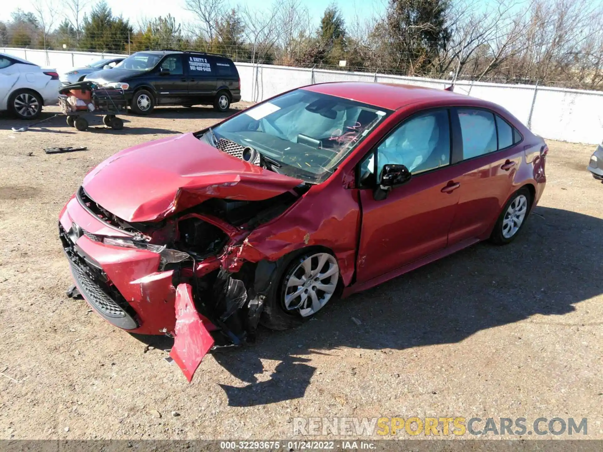 2 Photograph of a damaged car 5YFEPMAEXMP230790 TOYOTA COROLLA 2021