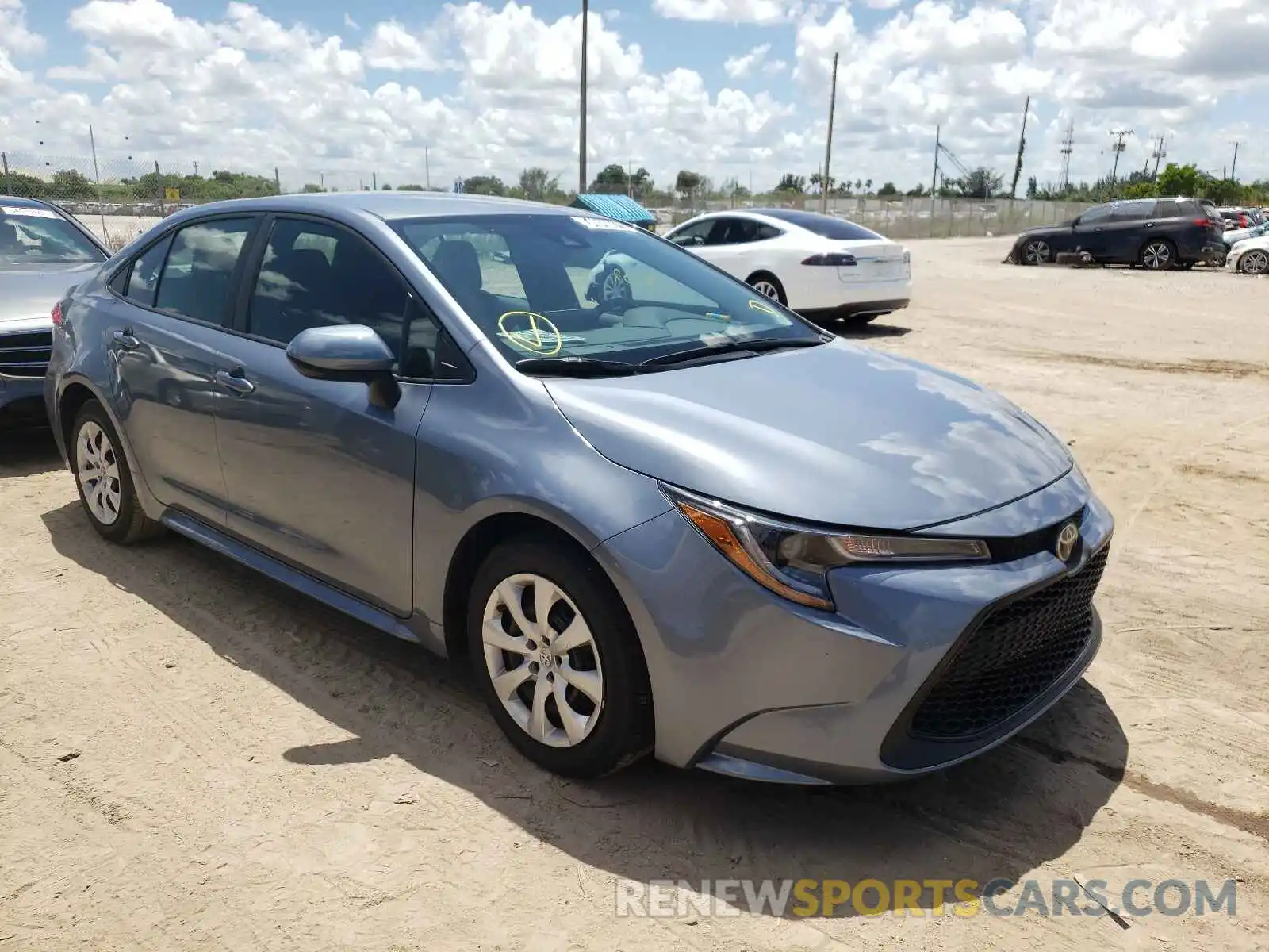 1 Photograph of a damaged car 5YFEPMAEXMP231664 TOYOTA COROLLA 2021