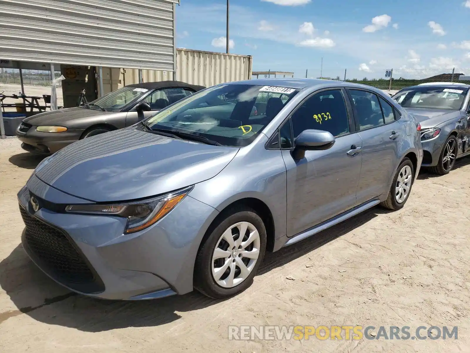 2 Photograph of a damaged car 5YFEPMAEXMP231664 TOYOTA COROLLA 2021