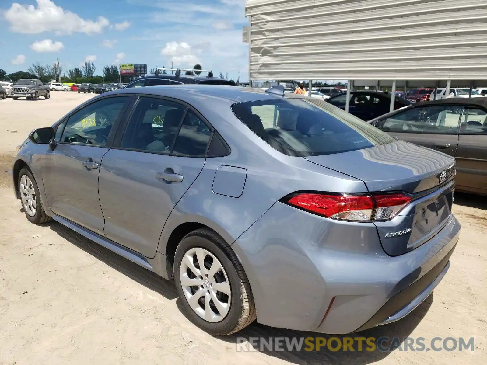 3 Photograph of a damaged car 5YFEPMAEXMP231664 TOYOTA COROLLA 2021