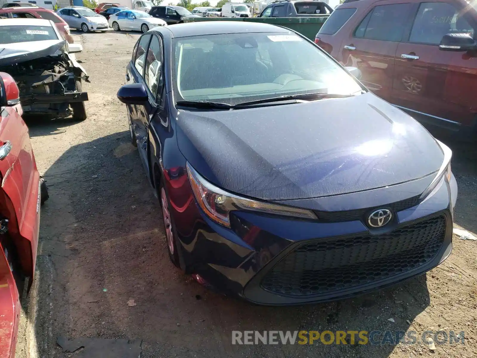 1 Photograph of a damaged car 5YFEPMAEXMP232300 TOYOTA COROLLA 2021