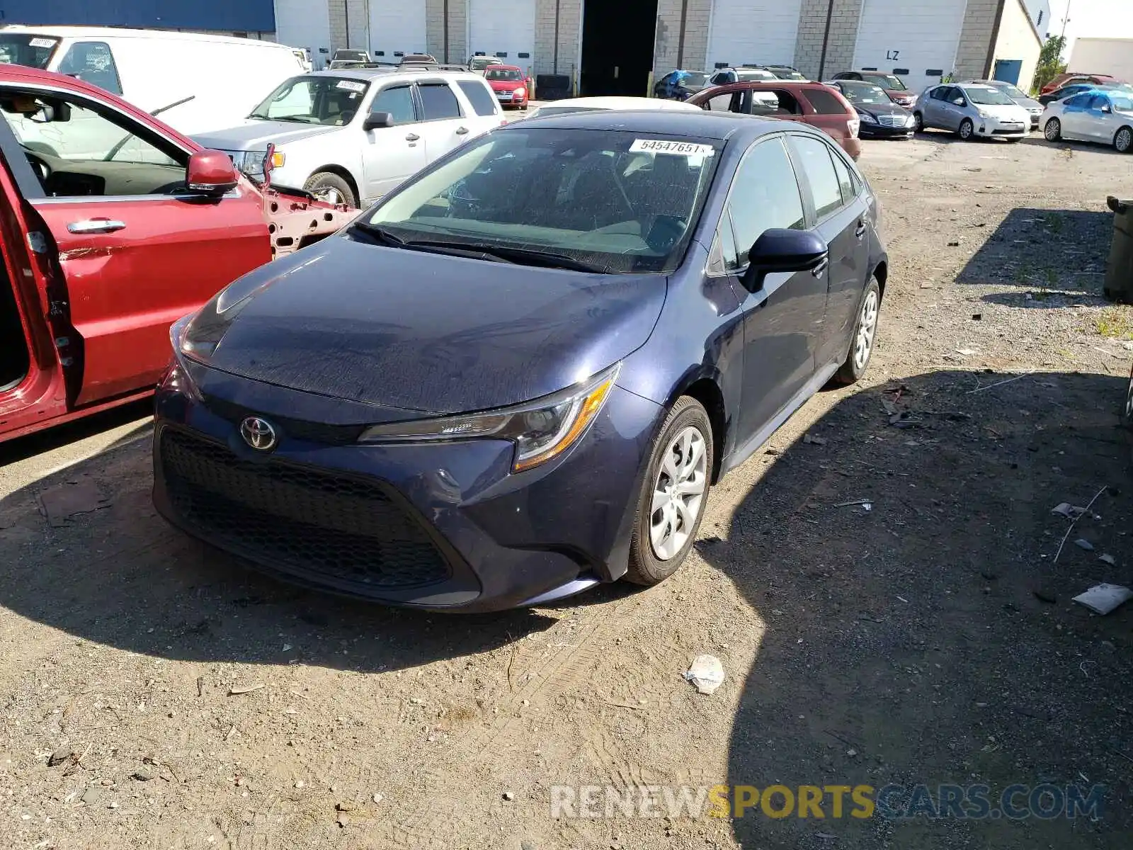 2 Photograph of a damaged car 5YFEPMAEXMP232300 TOYOTA COROLLA 2021