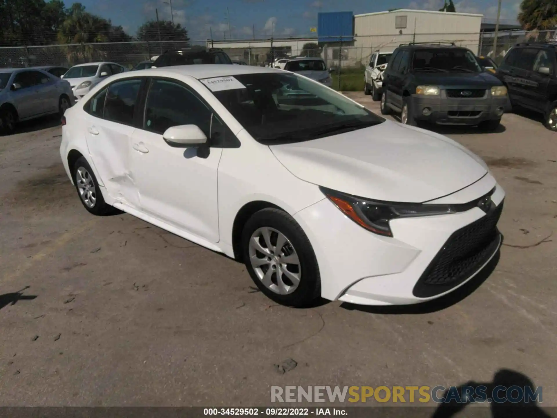 1 Photograph of a damaged car 5YFEPMAEXMP232734 TOYOTA COROLLA 2021