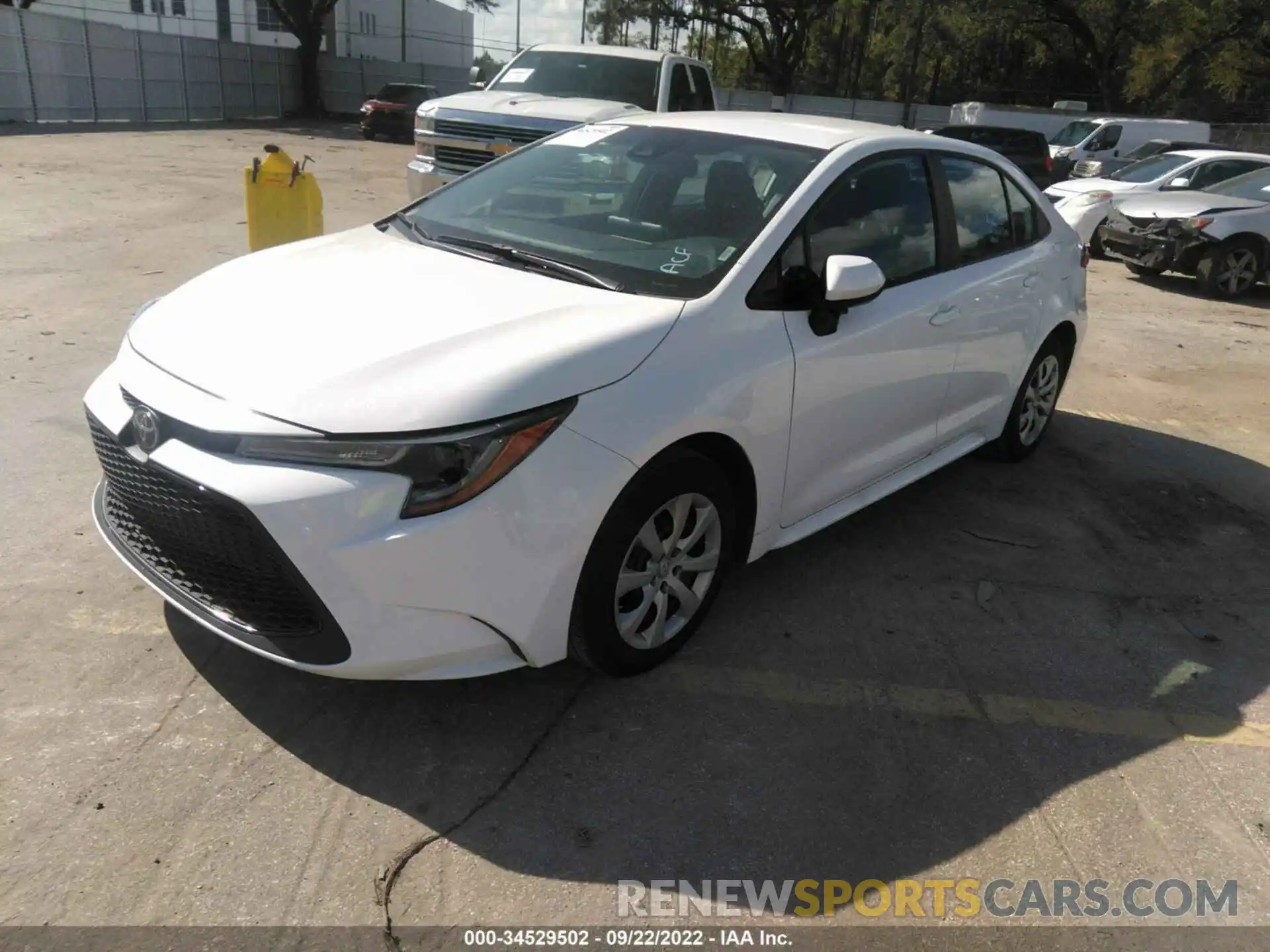 2 Photograph of a damaged car 5YFEPMAEXMP232734 TOYOTA COROLLA 2021