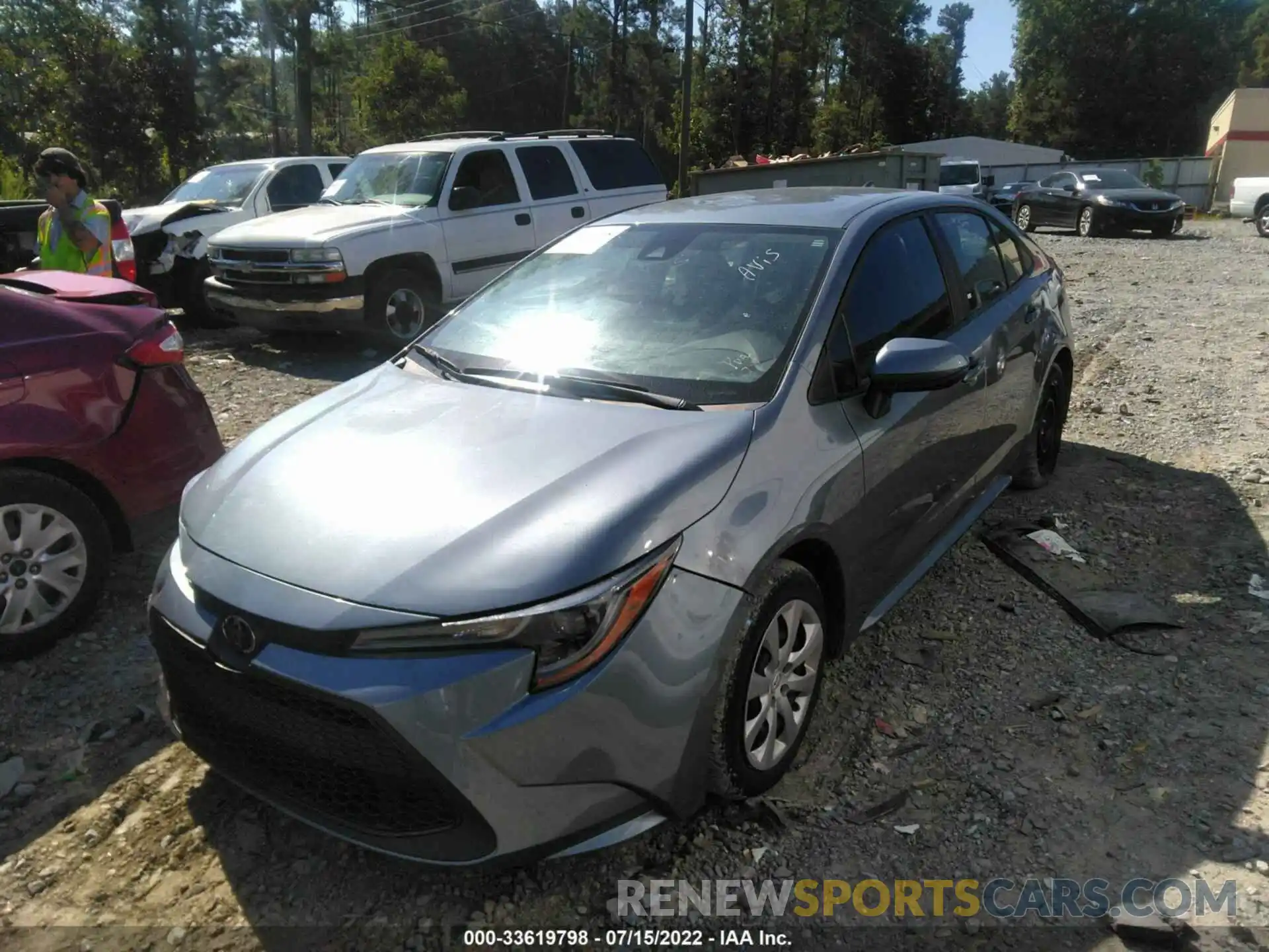 2 Photograph of a damaged car 5YFEPMAEXMP233608 TOYOTA COROLLA 2021