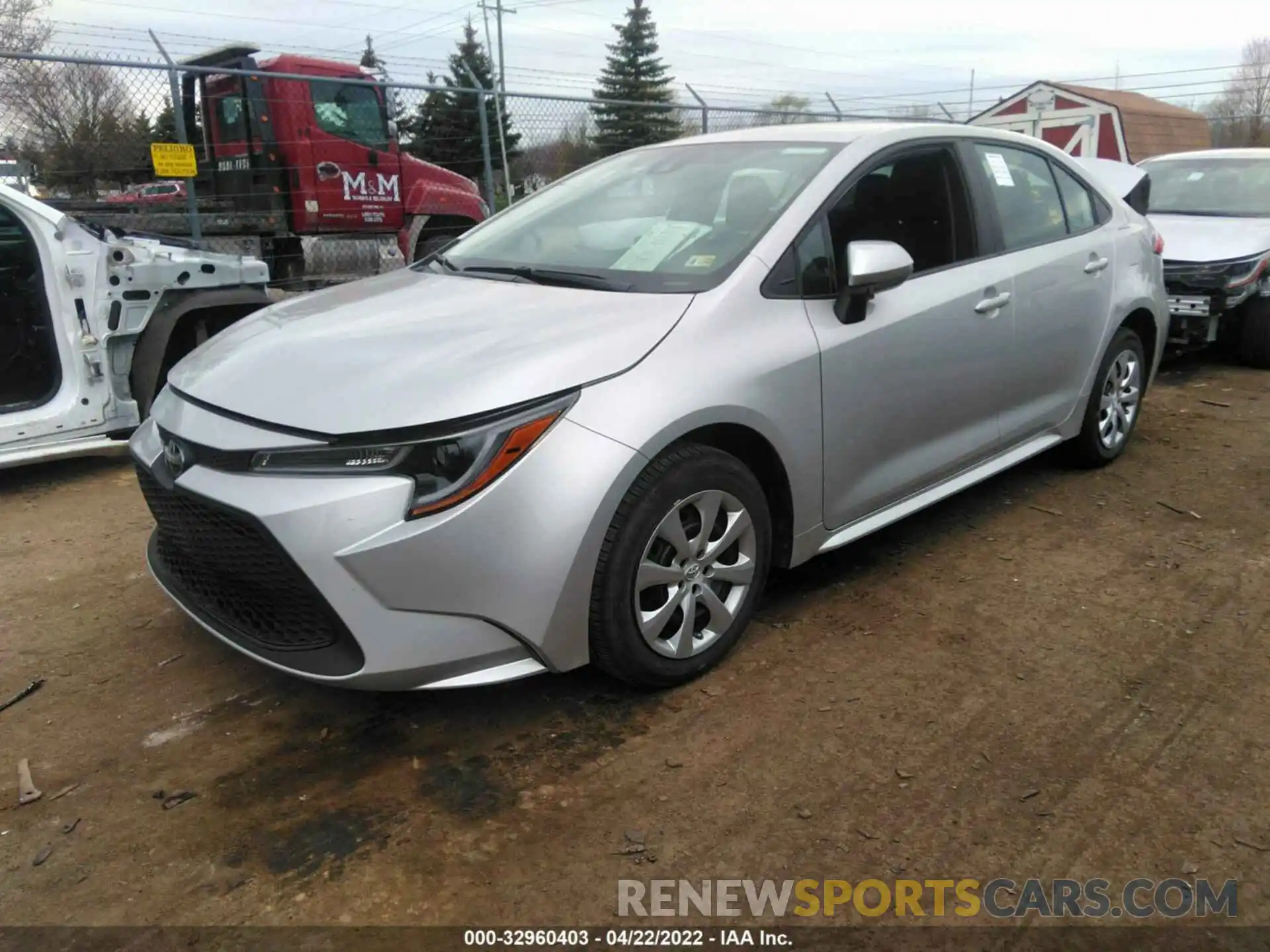 2 Photograph of a damaged car 5YFEPMAEXMP234015 TOYOTA COROLLA 2021