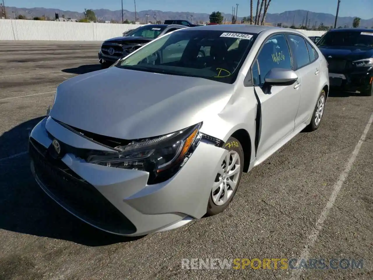 2 Photograph of a damaged car 5YFEPMAEXMP234130 TOYOTA COROLLA 2021