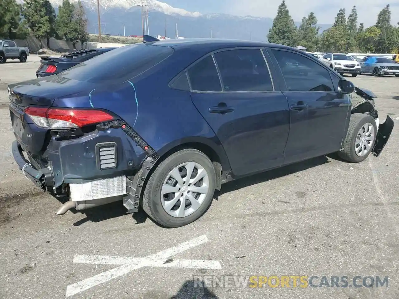 3 Photograph of a damaged car 5YFEPMAEXMP235343 TOYOTA COROLLA 2021