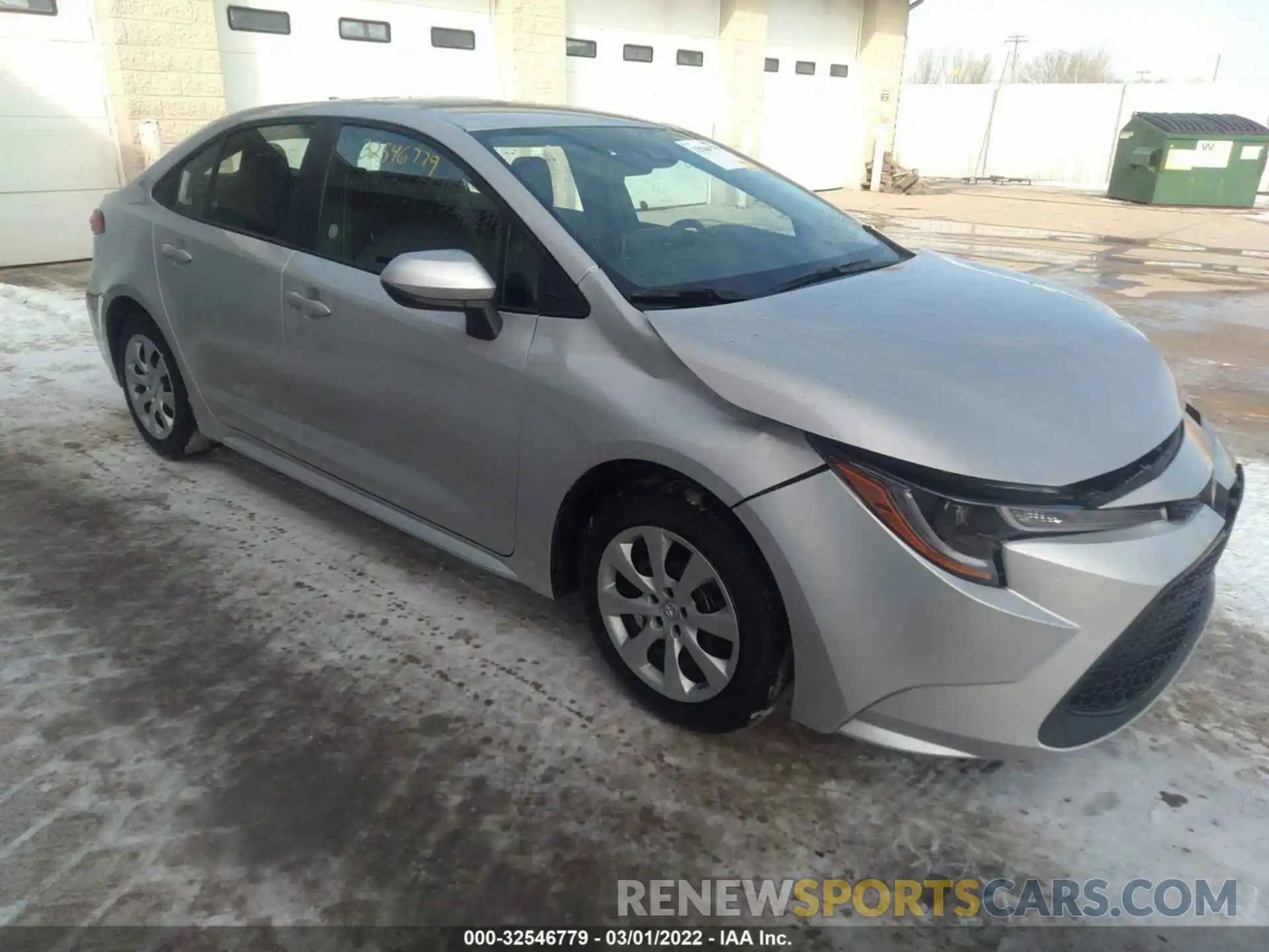 1 Photograph of a damaged car 5YFEPMAEXMP235956 TOYOTA COROLLA 2021