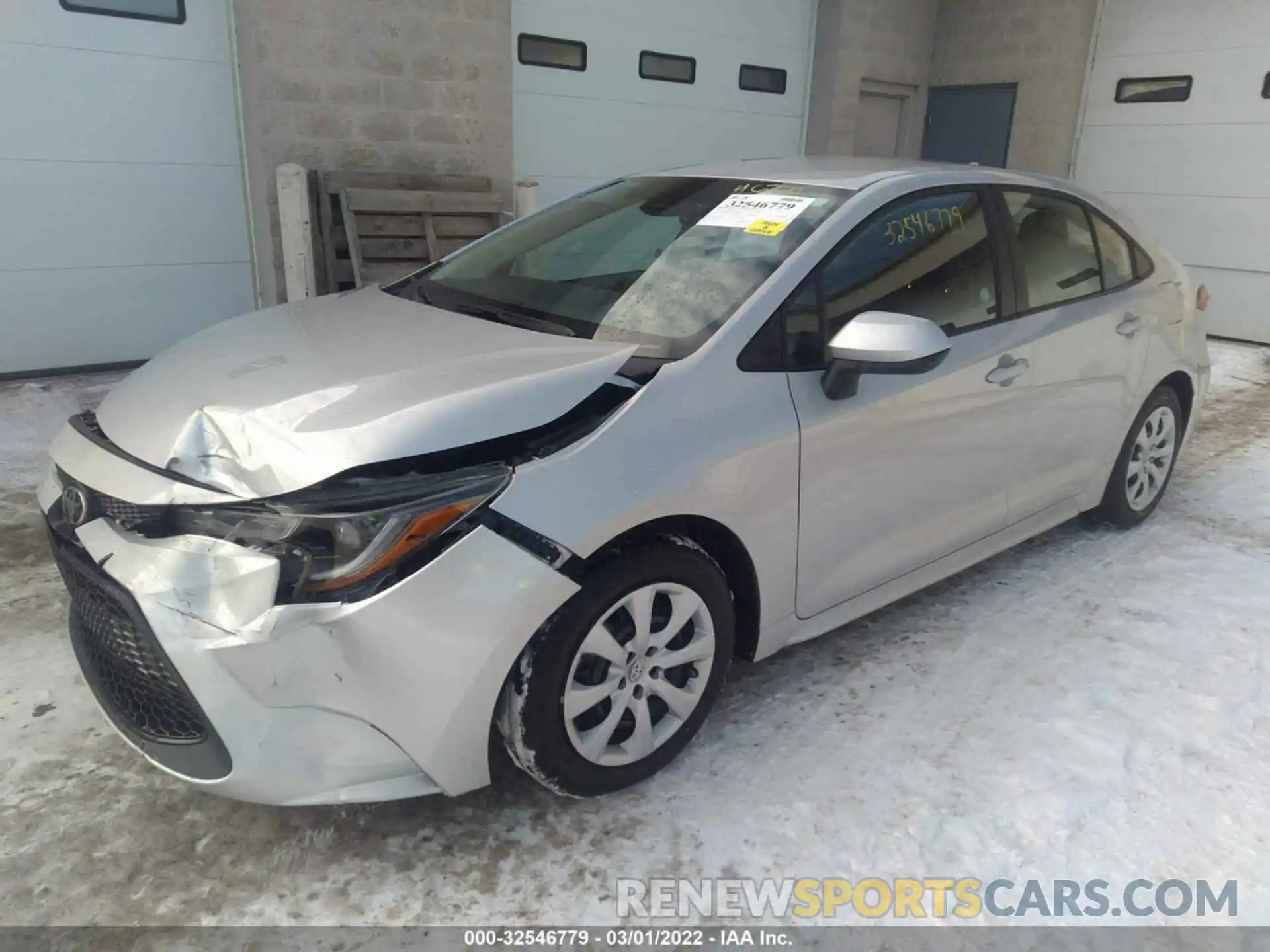 2 Photograph of a damaged car 5YFEPMAEXMP235956 TOYOTA COROLLA 2021