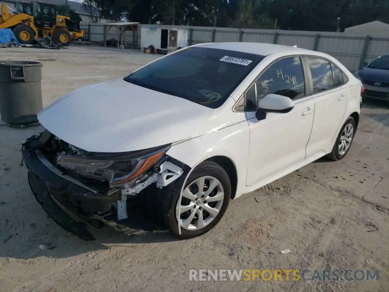 2 Photograph of a damaged car 5YFEPMAEXMP236315 TOYOTA COROLLA 2021