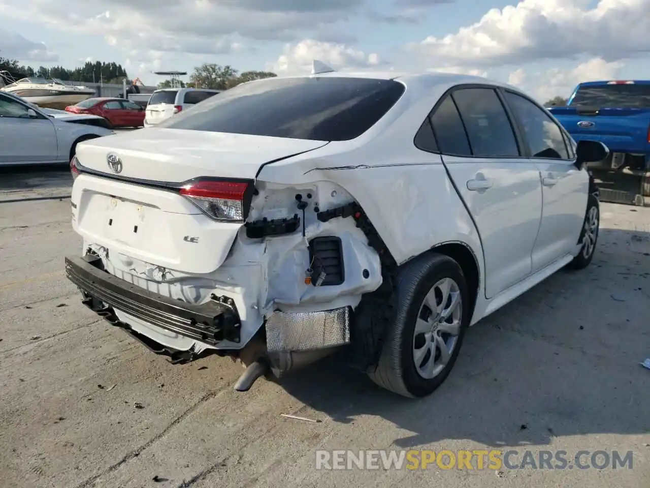 4 Photograph of a damaged car 5YFEPMAEXMP236315 TOYOTA COROLLA 2021