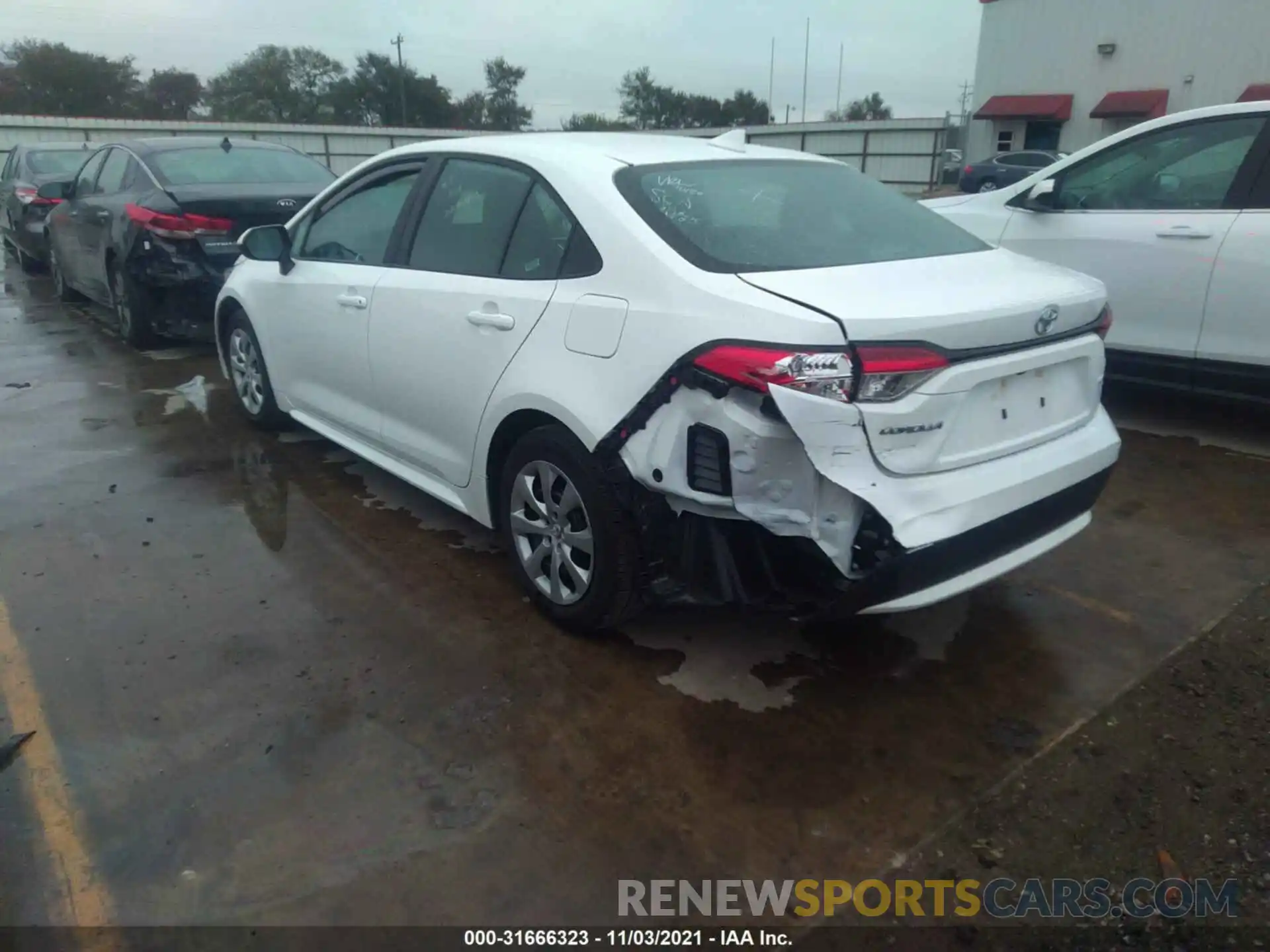 3 Photograph of a damaged car 5YFEPMAEXMP236539 TOYOTA COROLLA 2021