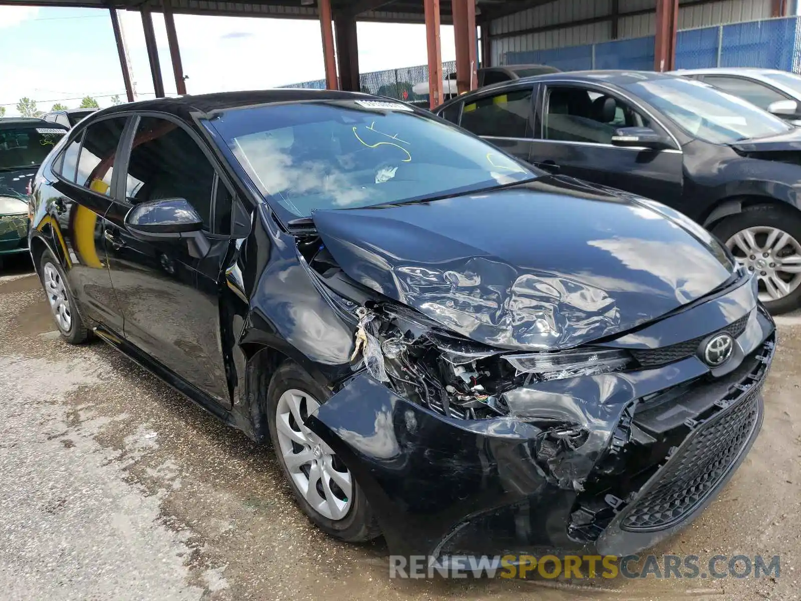 1 Photograph of a damaged car 5YFEPMAEXMP236976 TOYOTA COROLLA 2021