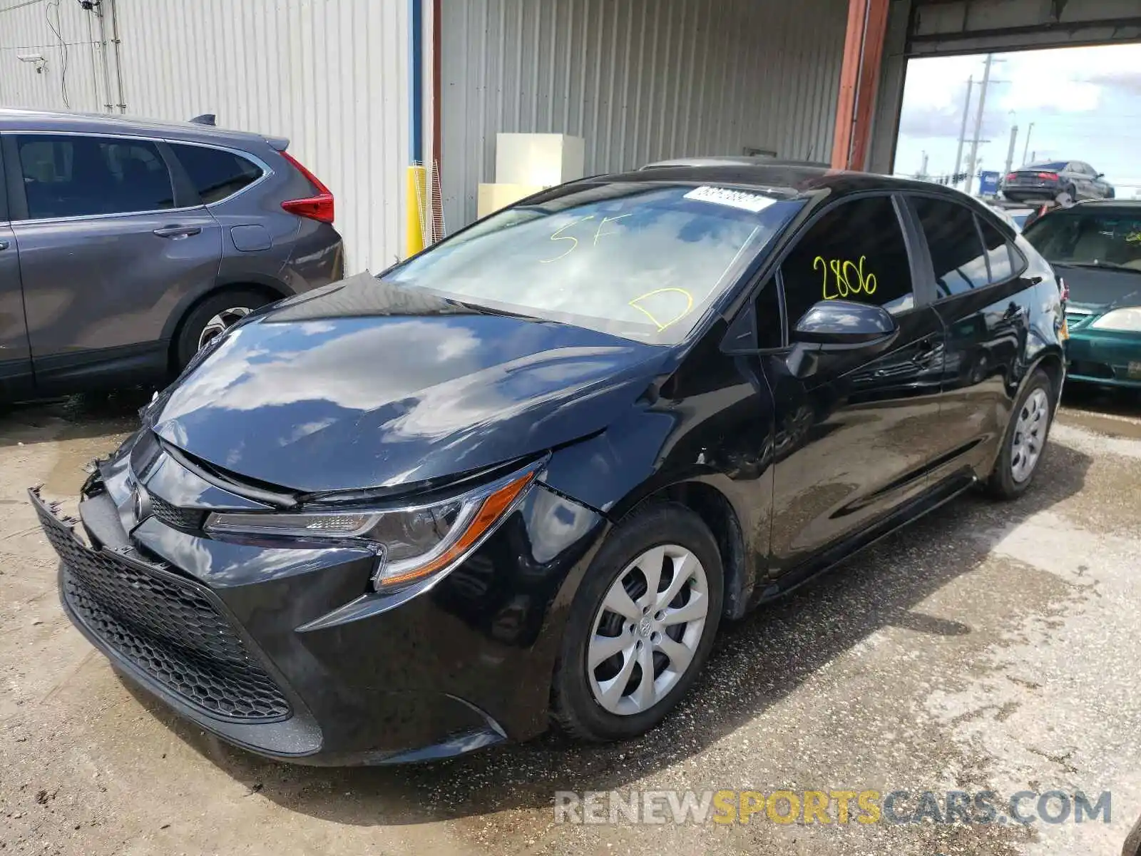 2 Photograph of a damaged car 5YFEPMAEXMP236976 TOYOTA COROLLA 2021