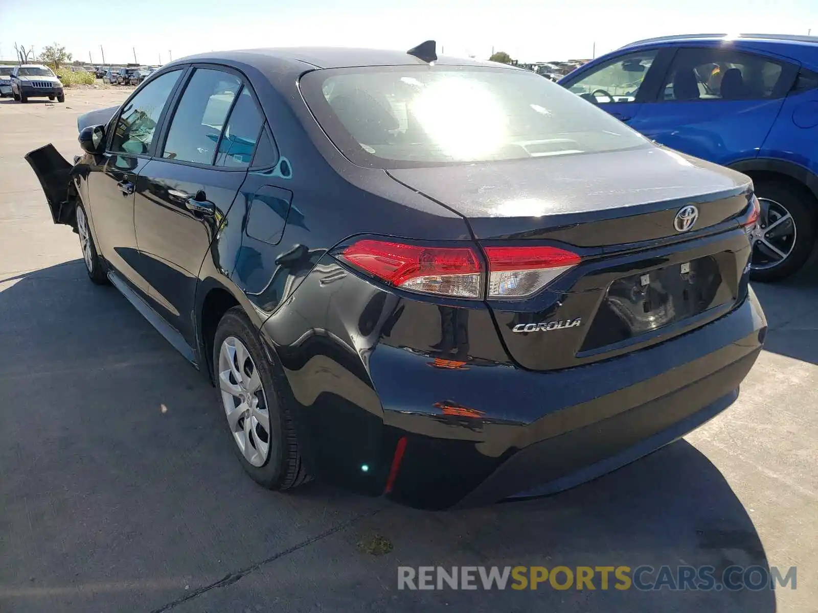 3 Photograph of a damaged car 5YFEPMAEXMP237321 TOYOTA COROLLA 2021