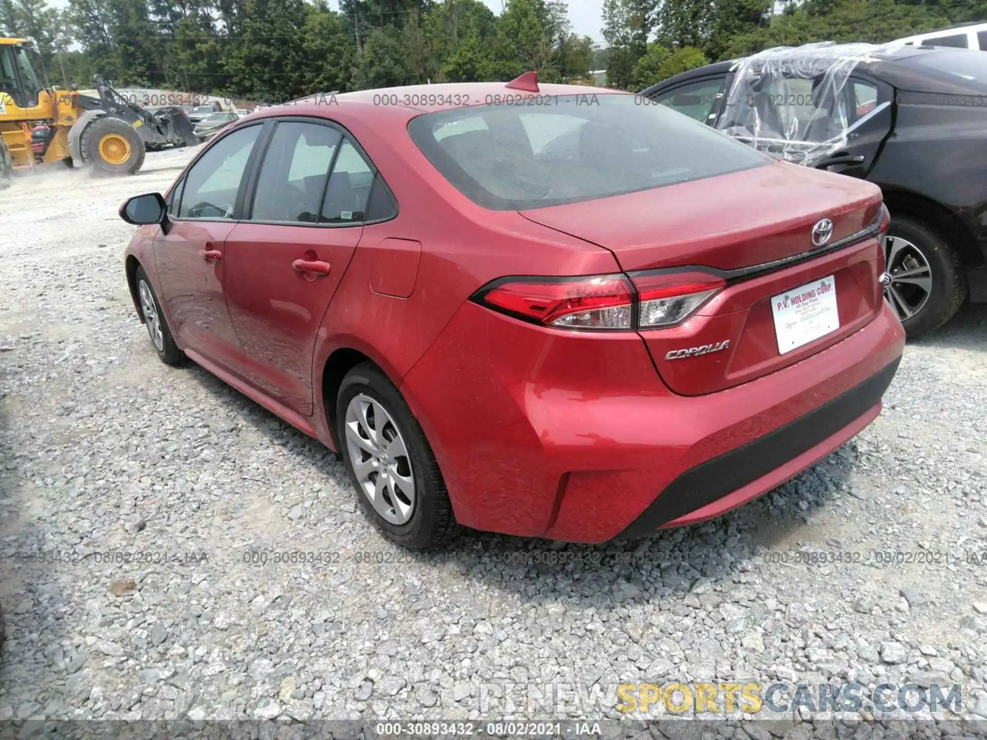 3 Photograph of a damaged car 5YFEPMAEXMP237366 TOYOTA COROLLA 2021