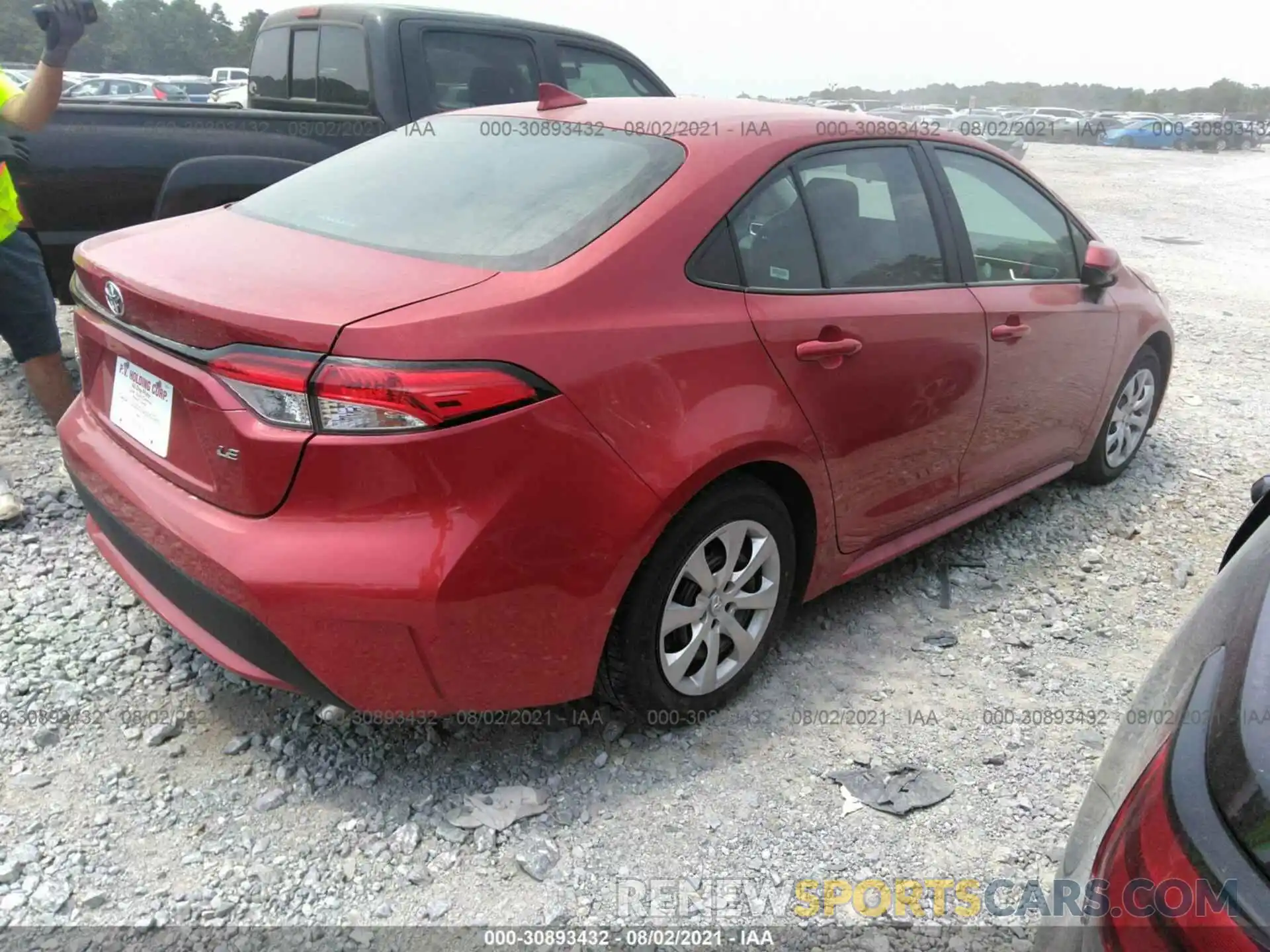 4 Photograph of a damaged car 5YFEPMAEXMP237366 TOYOTA COROLLA 2021