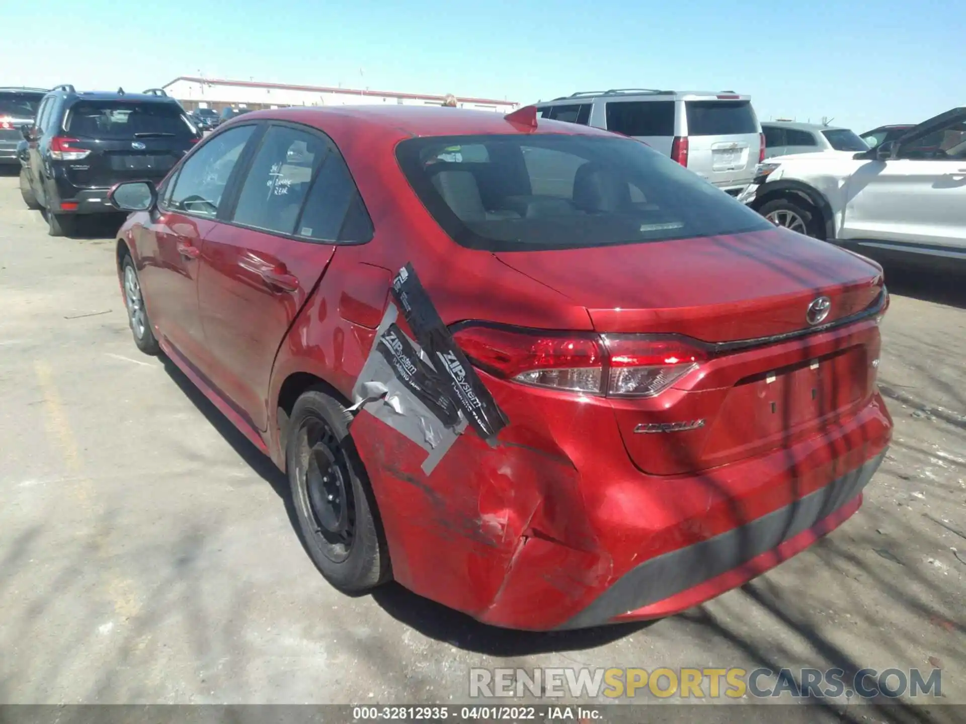 3 Photograph of a damaged car 5YFEPMAEXMP238579 TOYOTA COROLLA 2021