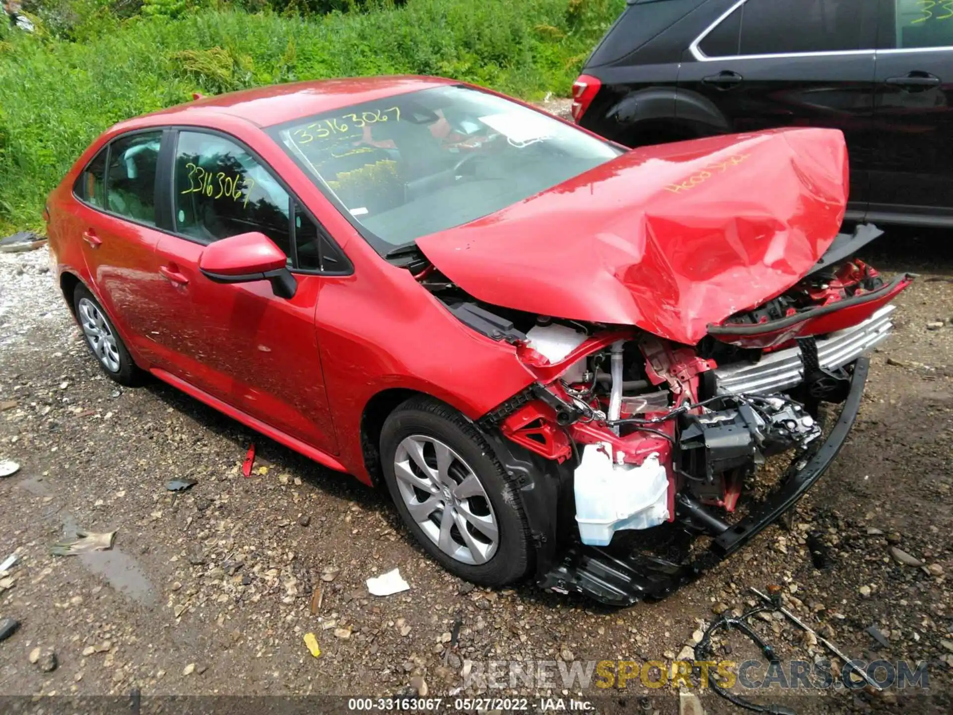 1 Photograph of a damaged car 5YFEPMAEXMP238615 TOYOTA COROLLA 2021