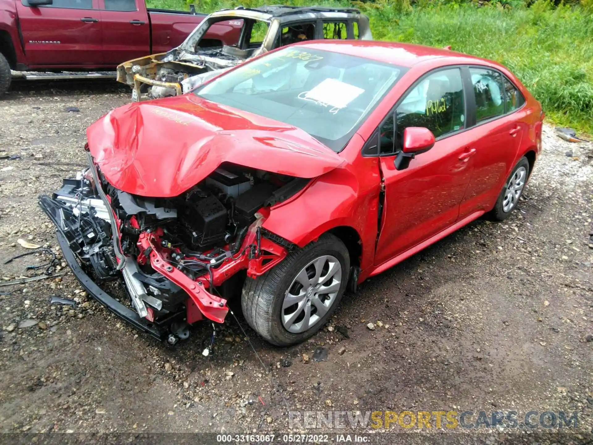 2 Photograph of a damaged car 5YFEPMAEXMP238615 TOYOTA COROLLA 2021