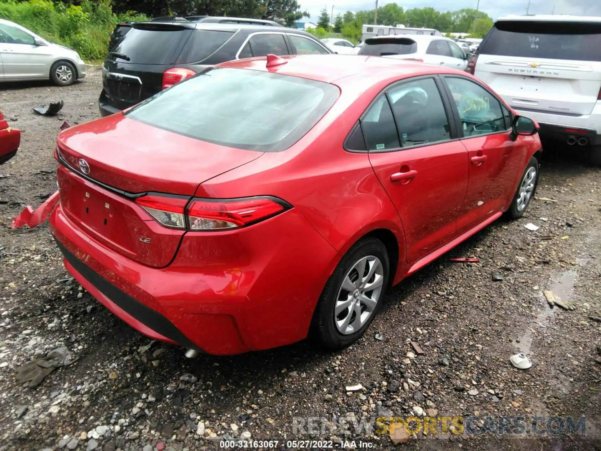 4 Photograph of a damaged car 5YFEPMAEXMP238615 TOYOTA COROLLA 2021