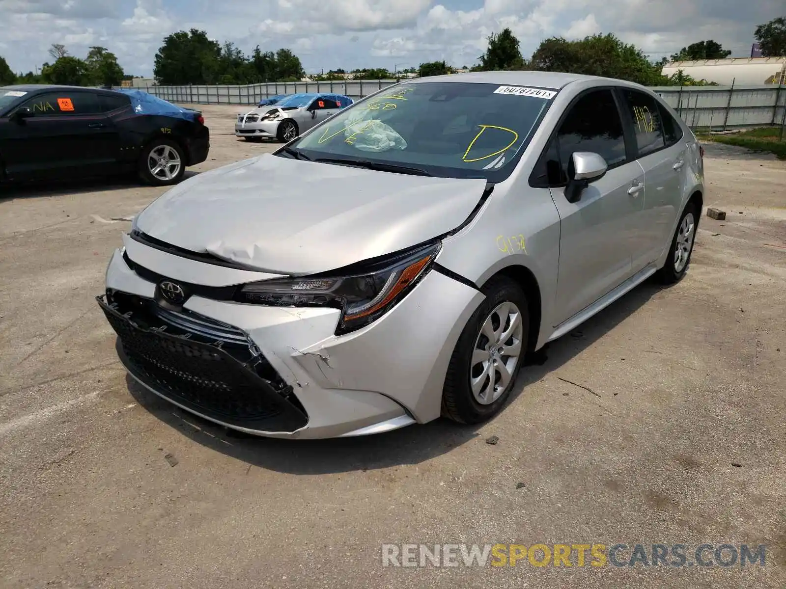 2 Photograph of a damaged car 5YFEPMAEXMP238873 TOYOTA COROLLA 2021