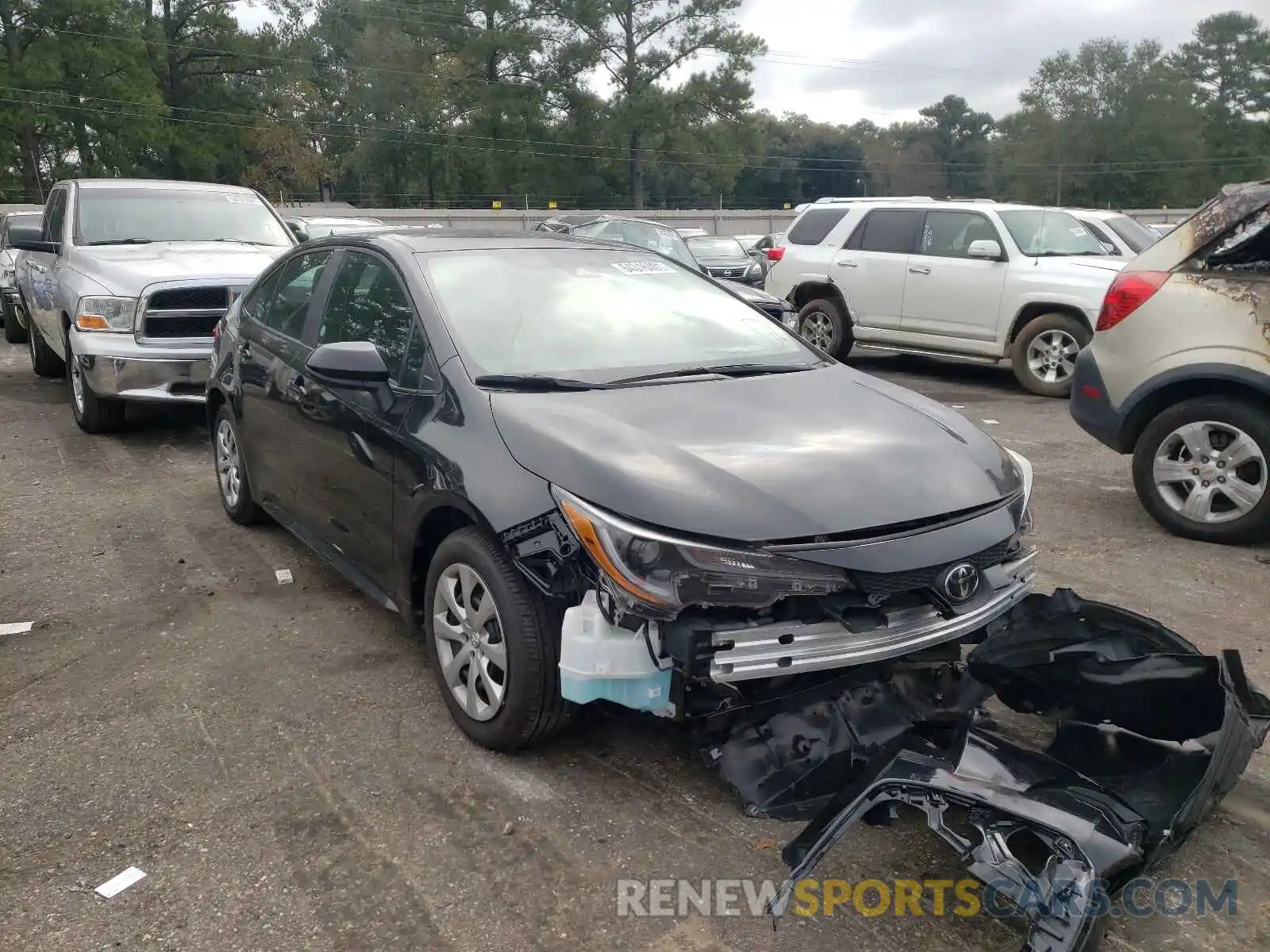 1 Photograph of a damaged car 5YFEPMAEXMP239246 TOYOTA COROLLA 2021