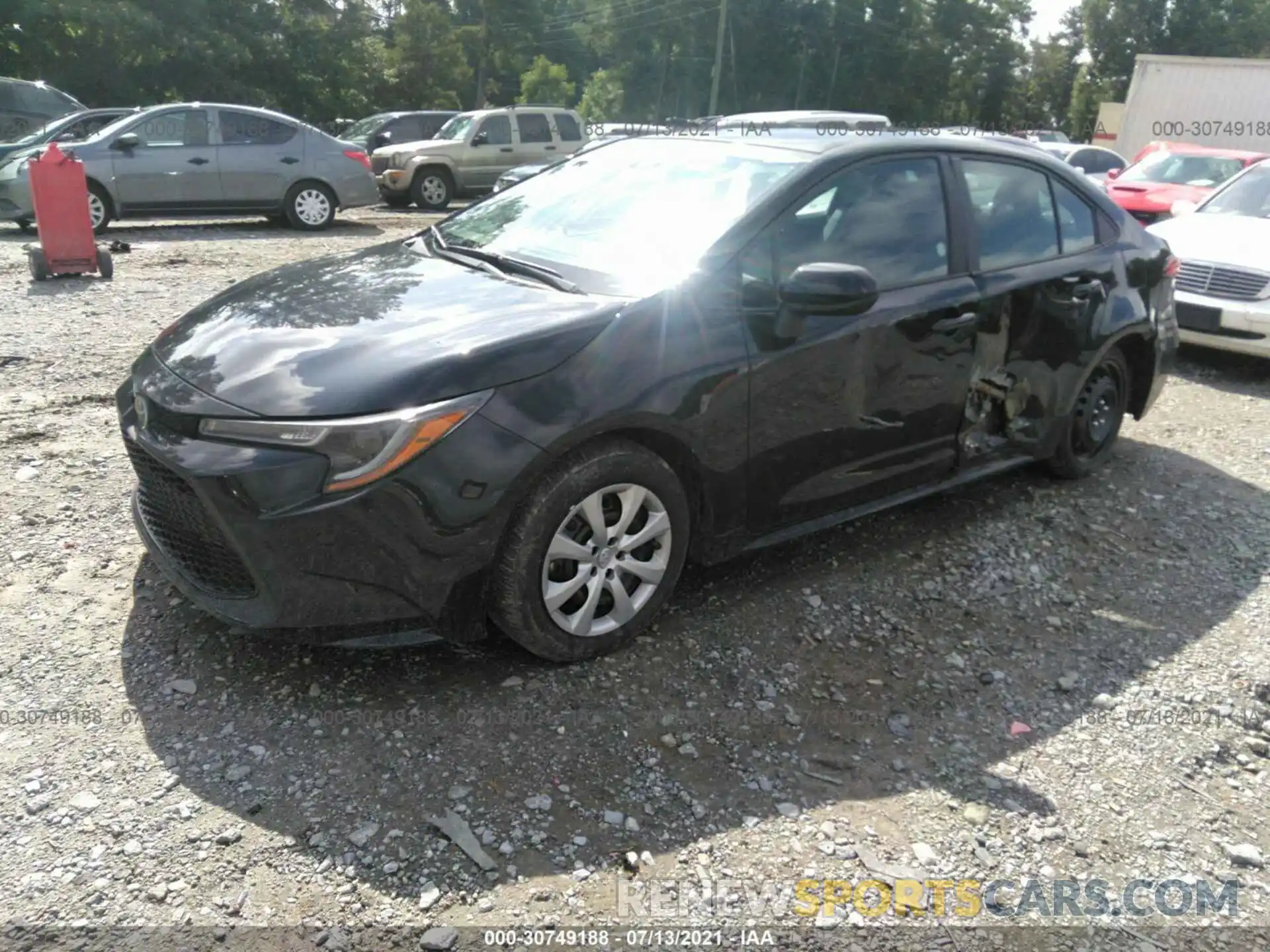 2 Photograph of a damaged car 5YFEPMAEXMP239814 TOYOTA COROLLA 2021