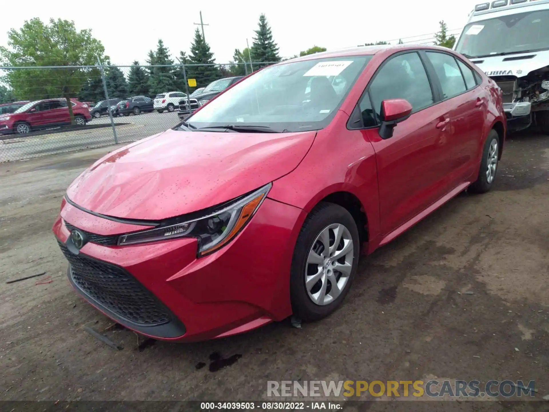 2 Photograph of a damaged car 5YFEPMAEXMP241093 TOYOTA COROLLA 2021