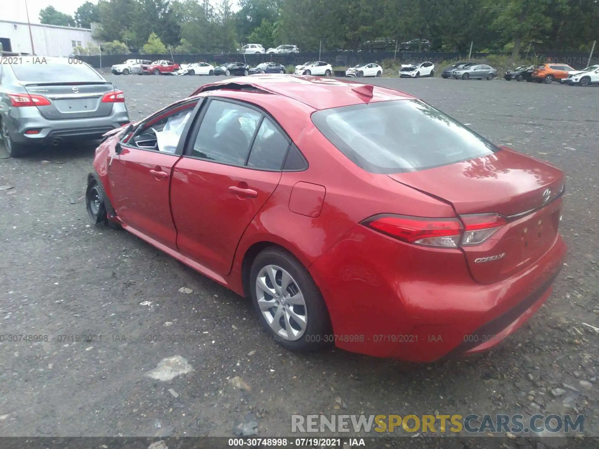 3 Photograph of a damaged car 5YFEPMAEXMP242096 TOYOTA COROLLA 2021