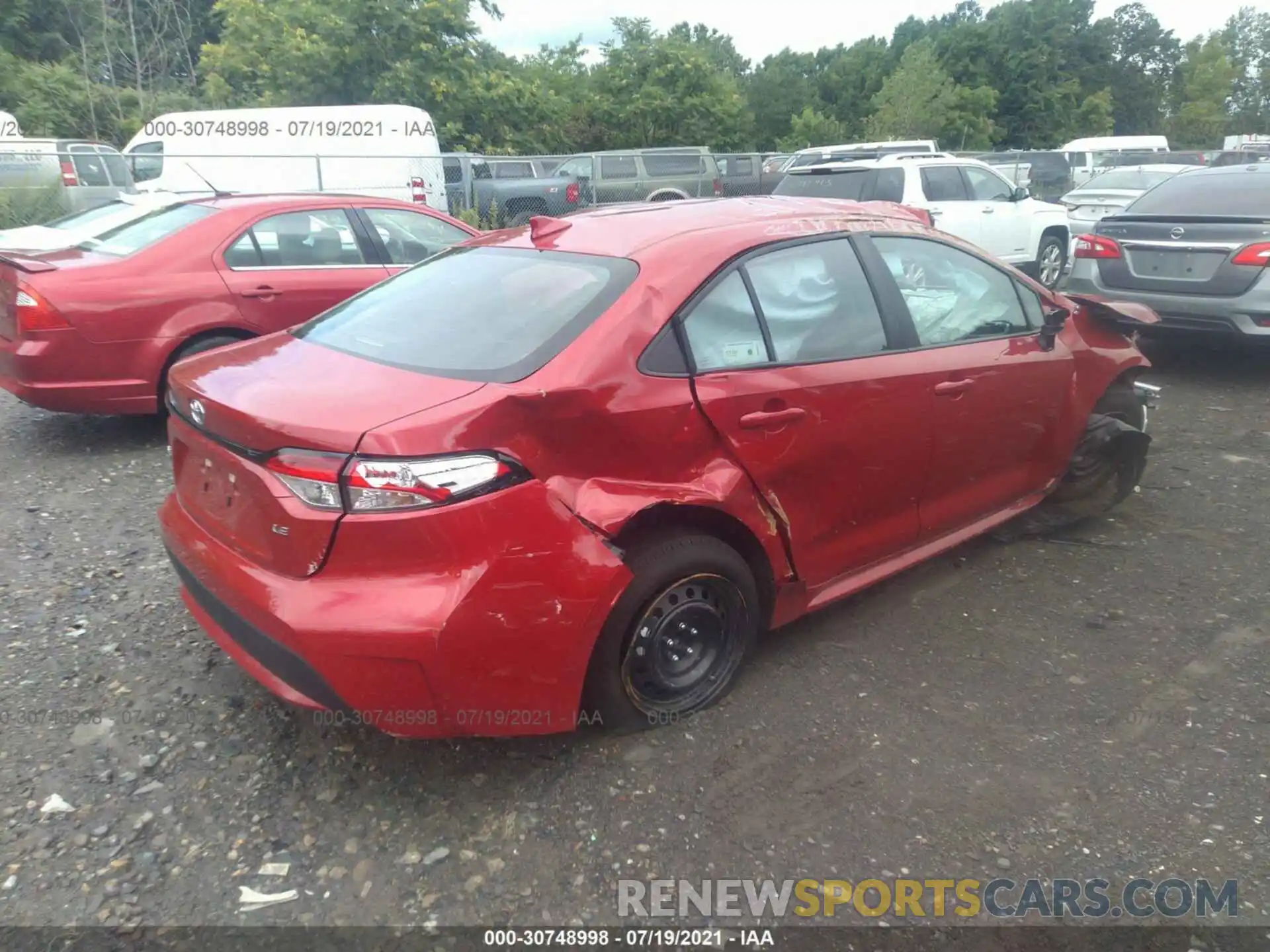 4 Photograph of a damaged car 5YFEPMAEXMP242096 TOYOTA COROLLA 2021