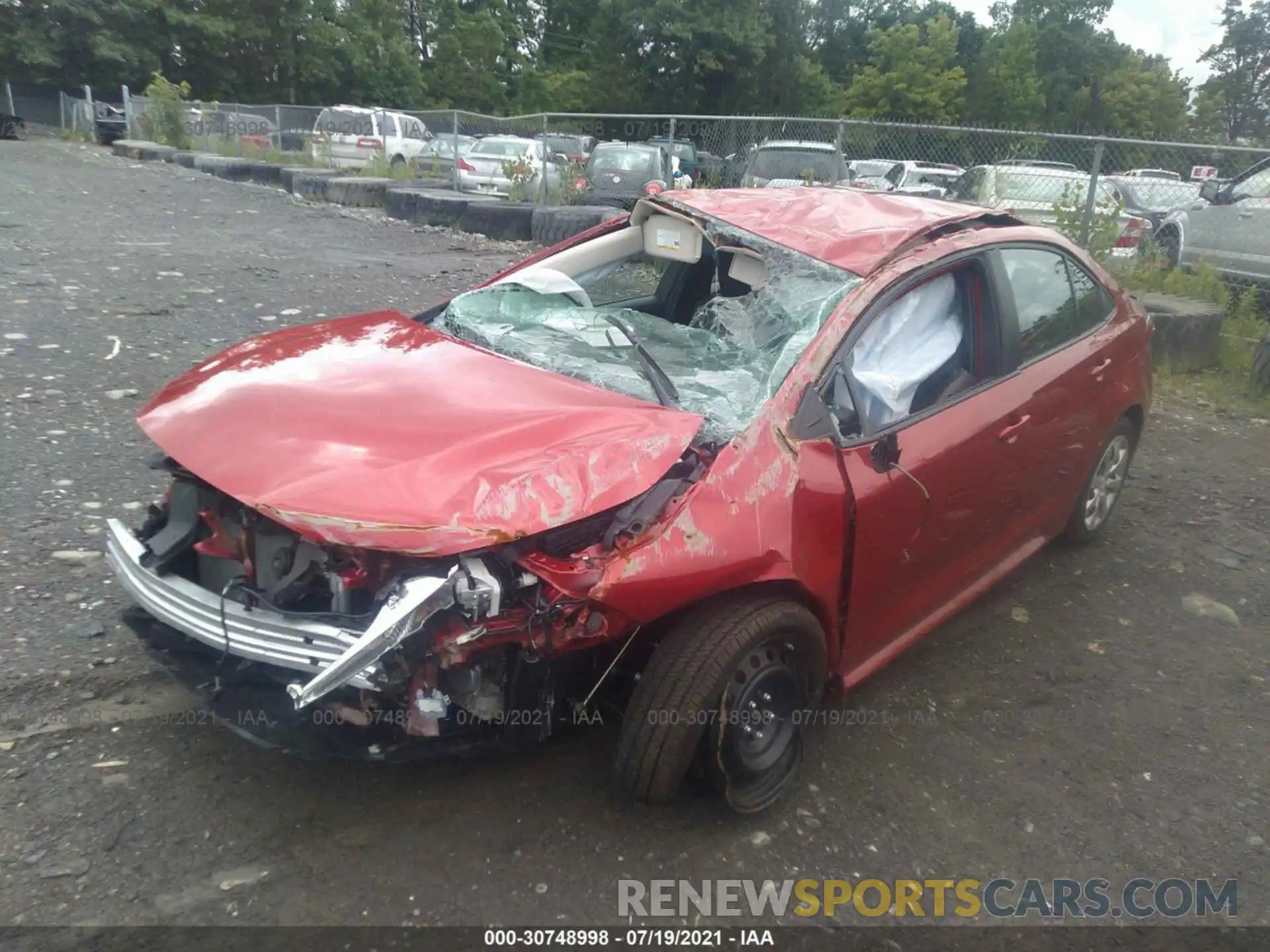 6 Photograph of a damaged car 5YFEPMAEXMP242096 TOYOTA COROLLA 2021