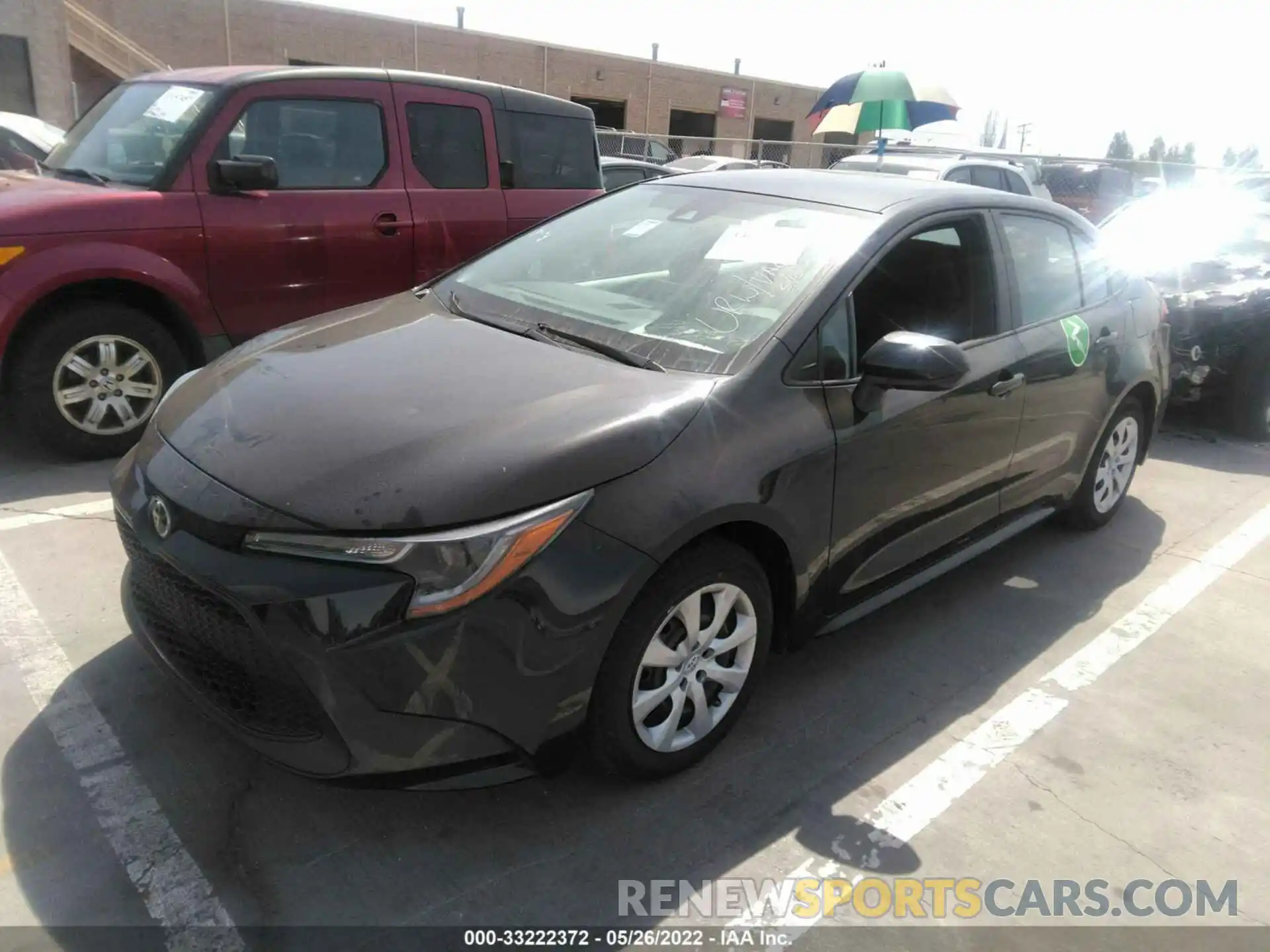 2 Photograph of a damaged car 5YFEPMAEXMP242308 TOYOTA COROLLA 2021