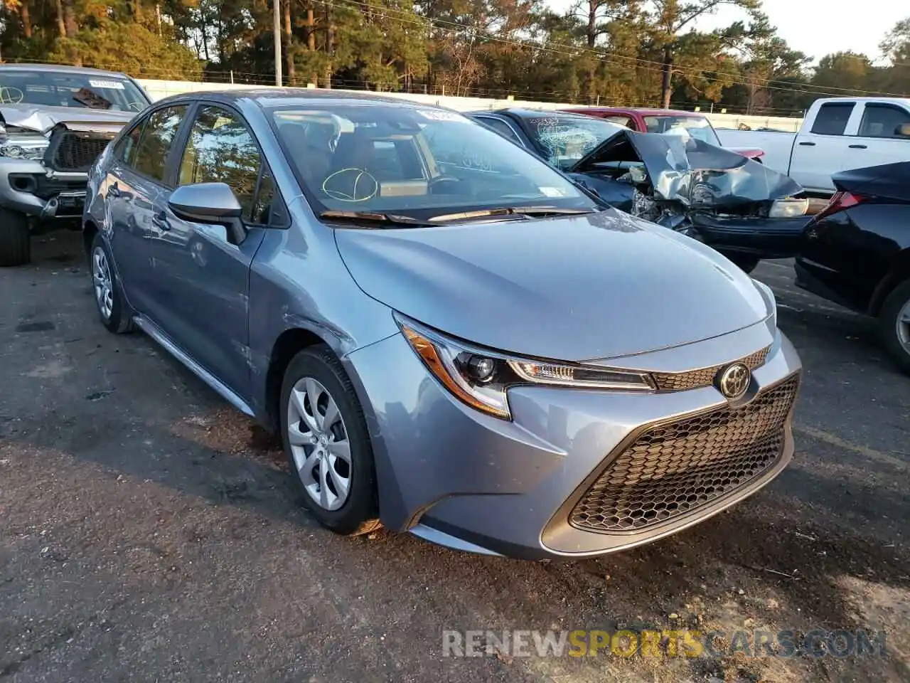 1 Photograph of a damaged car 5YFEPMAEXMP242809 TOYOTA COROLLA 2021