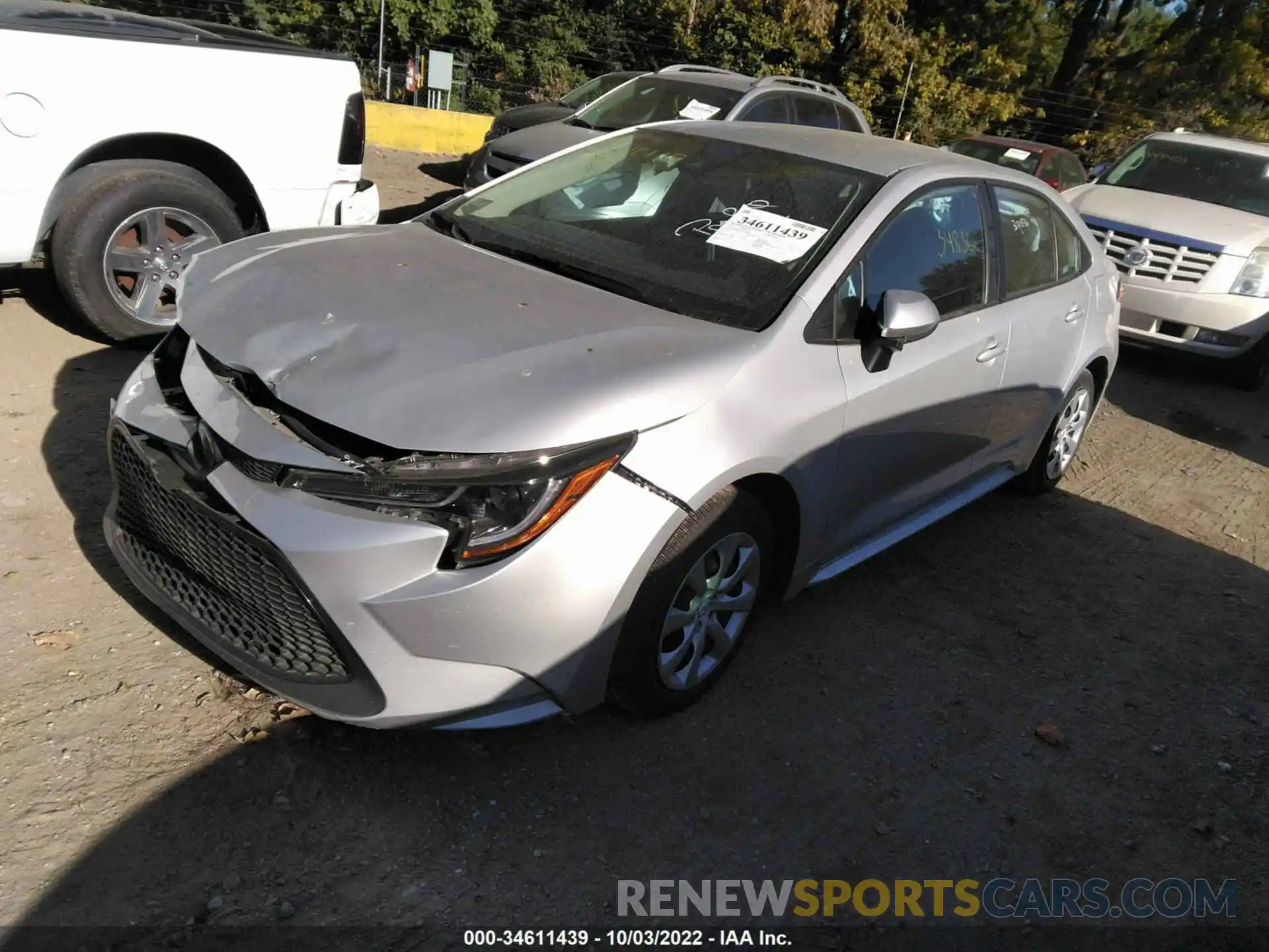 2 Photograph of a damaged car 5YFEPMAEXMP242888 TOYOTA COROLLA 2021