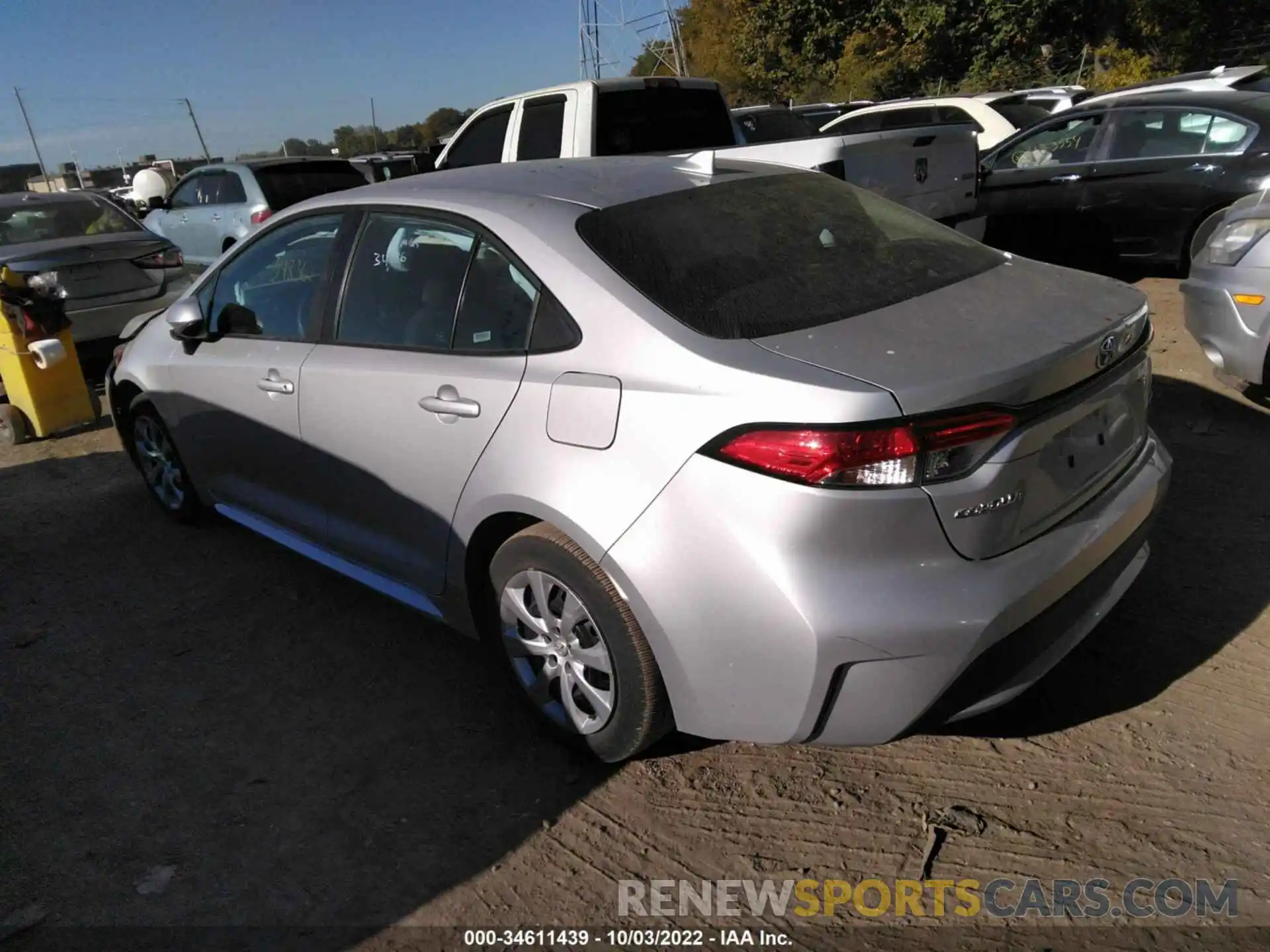 3 Photograph of a damaged car 5YFEPMAEXMP242888 TOYOTA COROLLA 2021