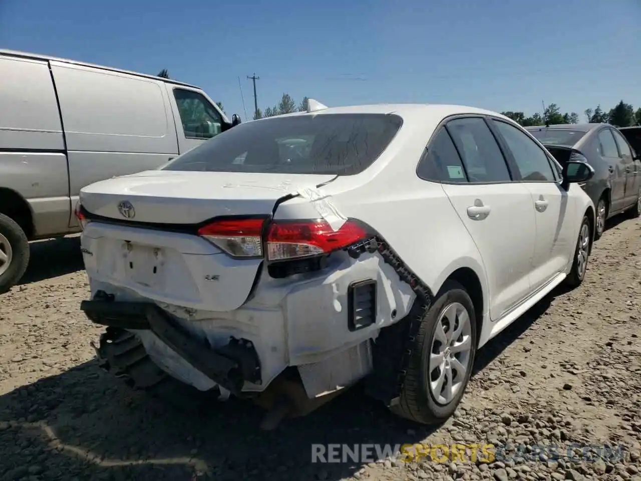 4 Photograph of a damaged car 5YFEPMAEXMP243118 TOYOTA COROLLA 2021