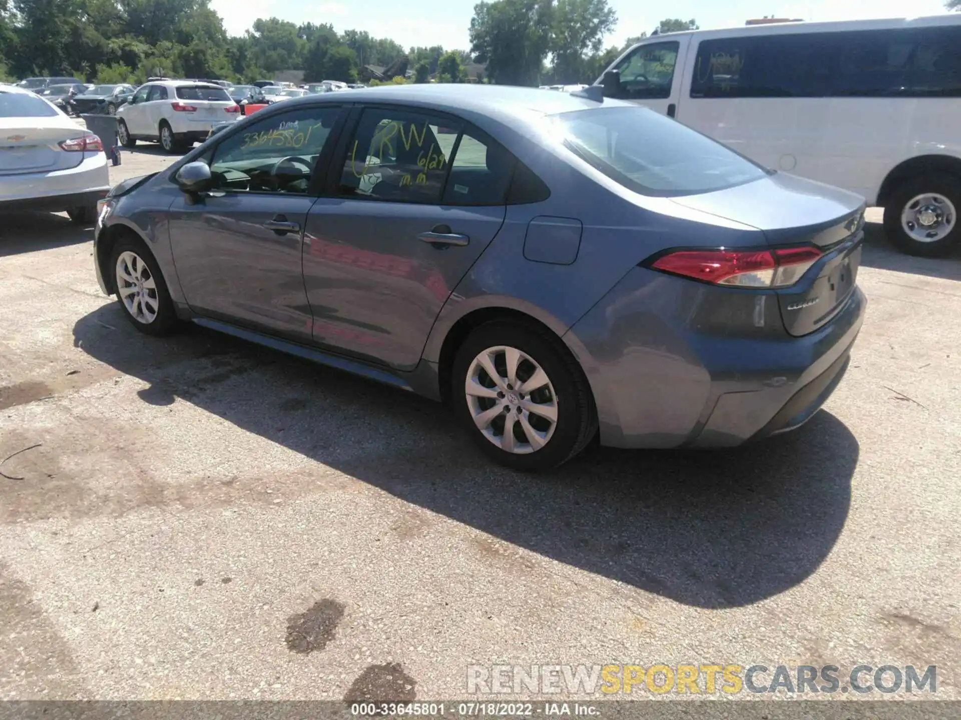 3 Photograph of a damaged car 5YFEPMAEXMP243636 TOYOTA COROLLA 2021