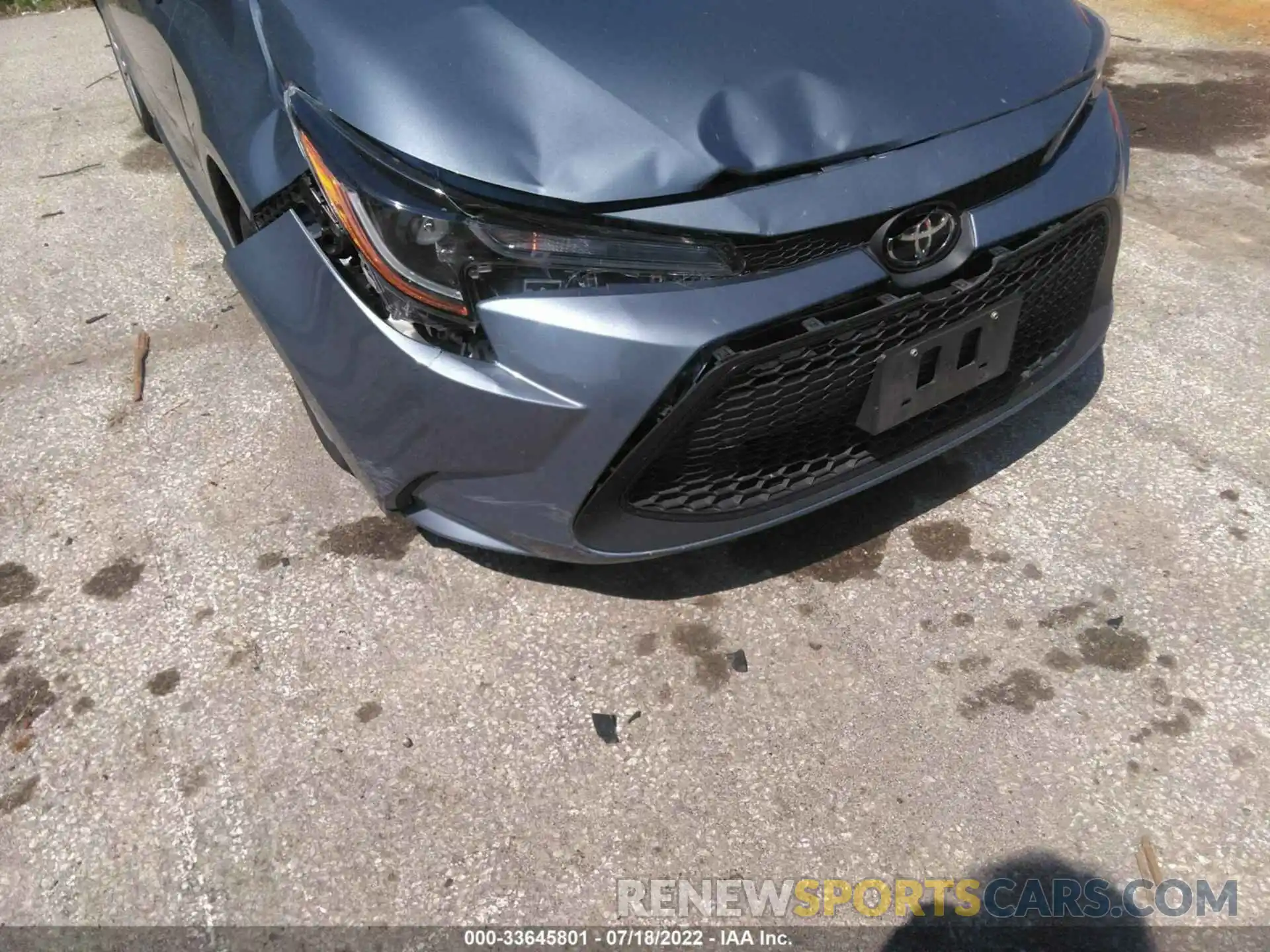 6 Photograph of a damaged car 5YFEPMAEXMP243636 TOYOTA COROLLA 2021