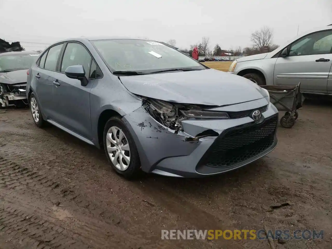 1 Photograph of a damaged car 5YFEPMAEXMP244530 TOYOTA COROLLA 2021