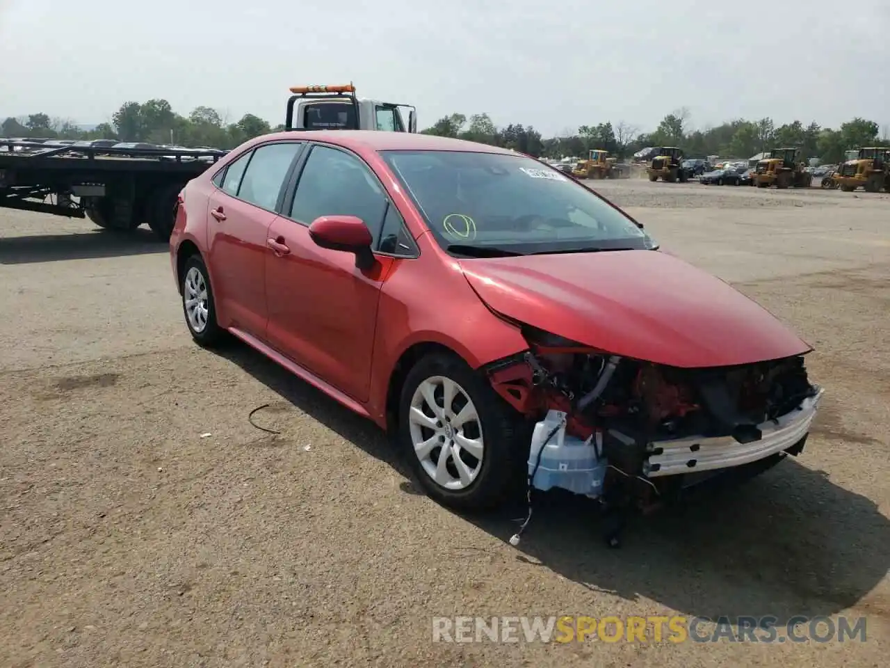 1 Photograph of a damaged car 5YFEPMAEXMP245404 TOYOTA COROLLA 2021