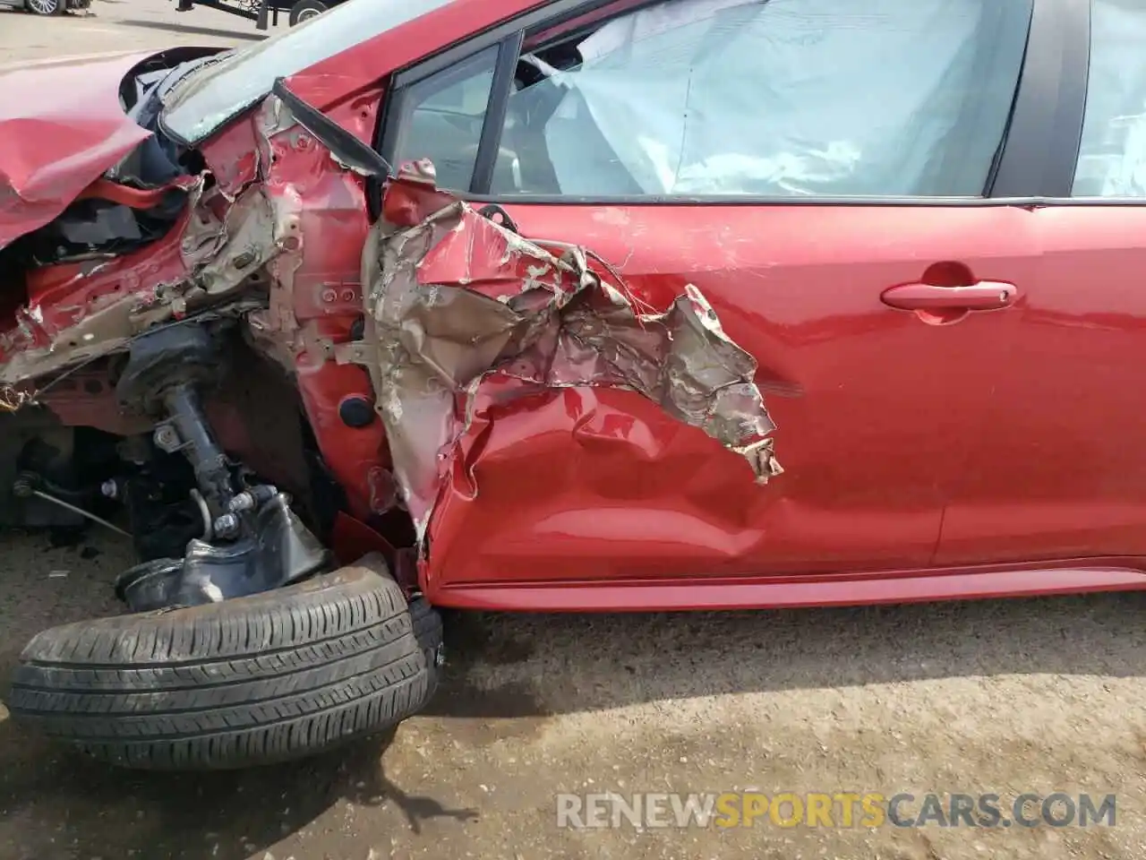 10 Photograph of a damaged car 5YFEPMAEXMP245404 TOYOTA COROLLA 2021