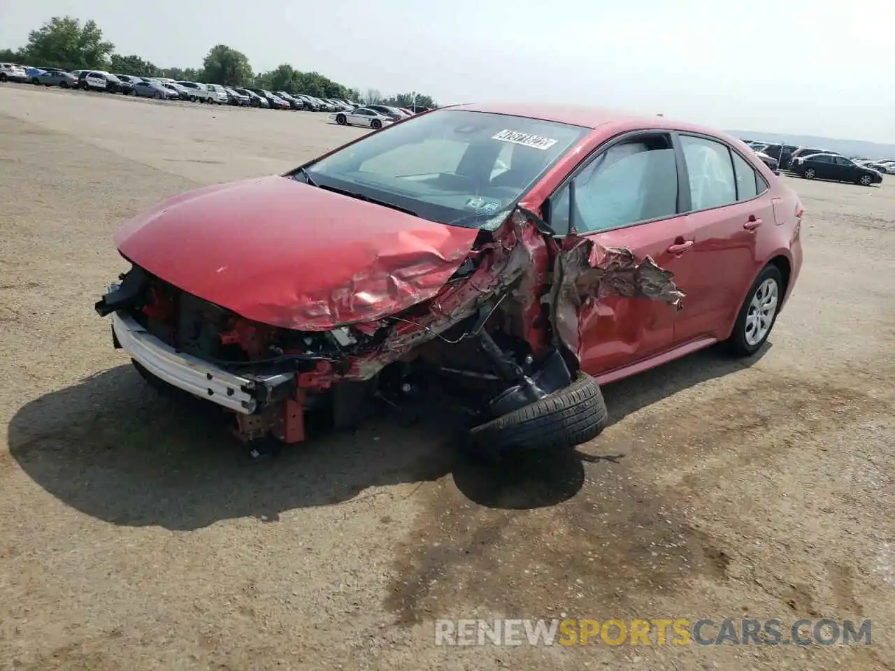 2 Photograph of a damaged car 5YFEPMAEXMP245404 TOYOTA COROLLA 2021