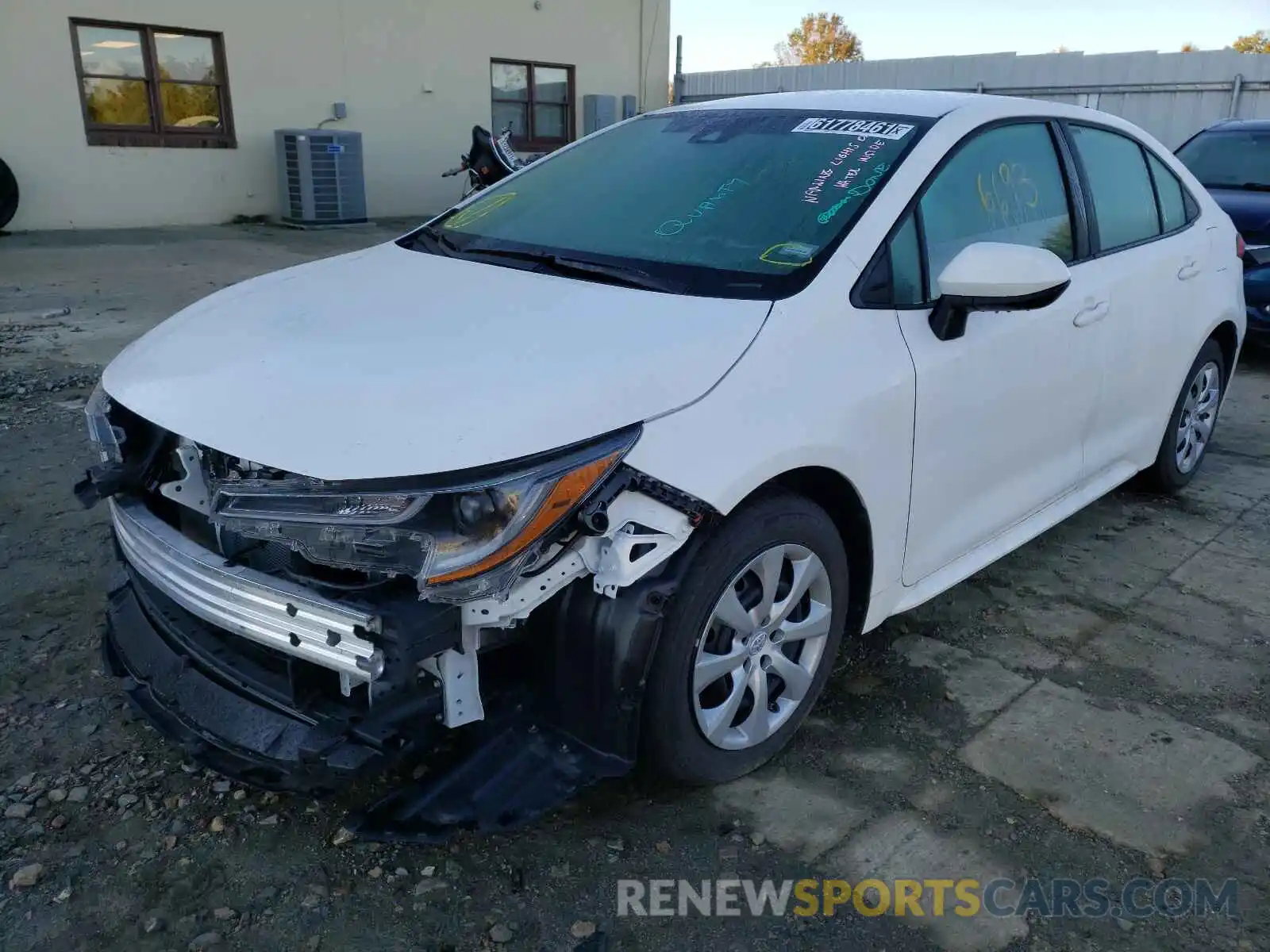 2 Photograph of a damaged car 5YFEPMAEXMP246374 TOYOTA COROLLA 2021