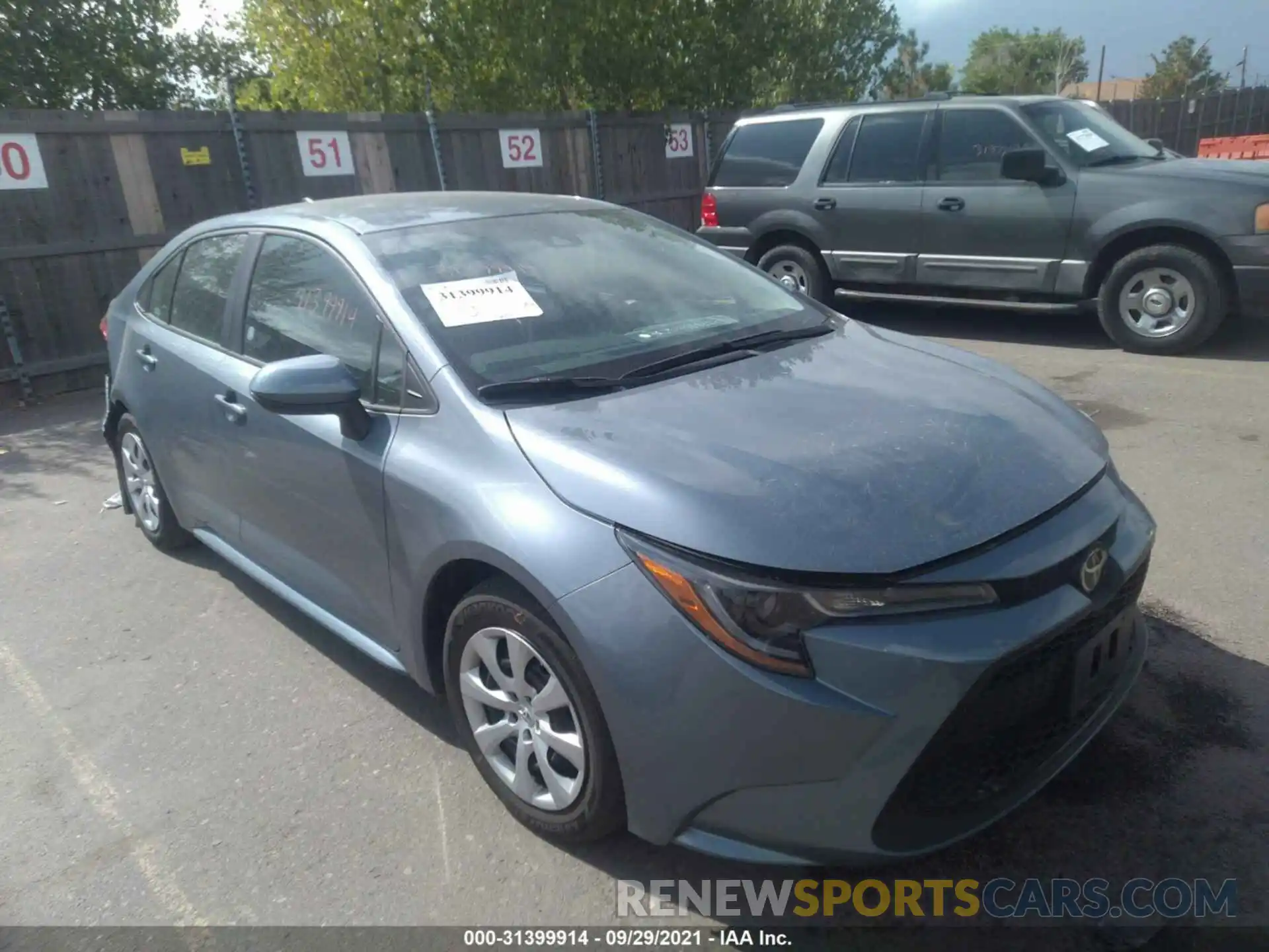 1 Photograph of a damaged car 5YFEPMAEXMP247122 TOYOTA COROLLA 2021