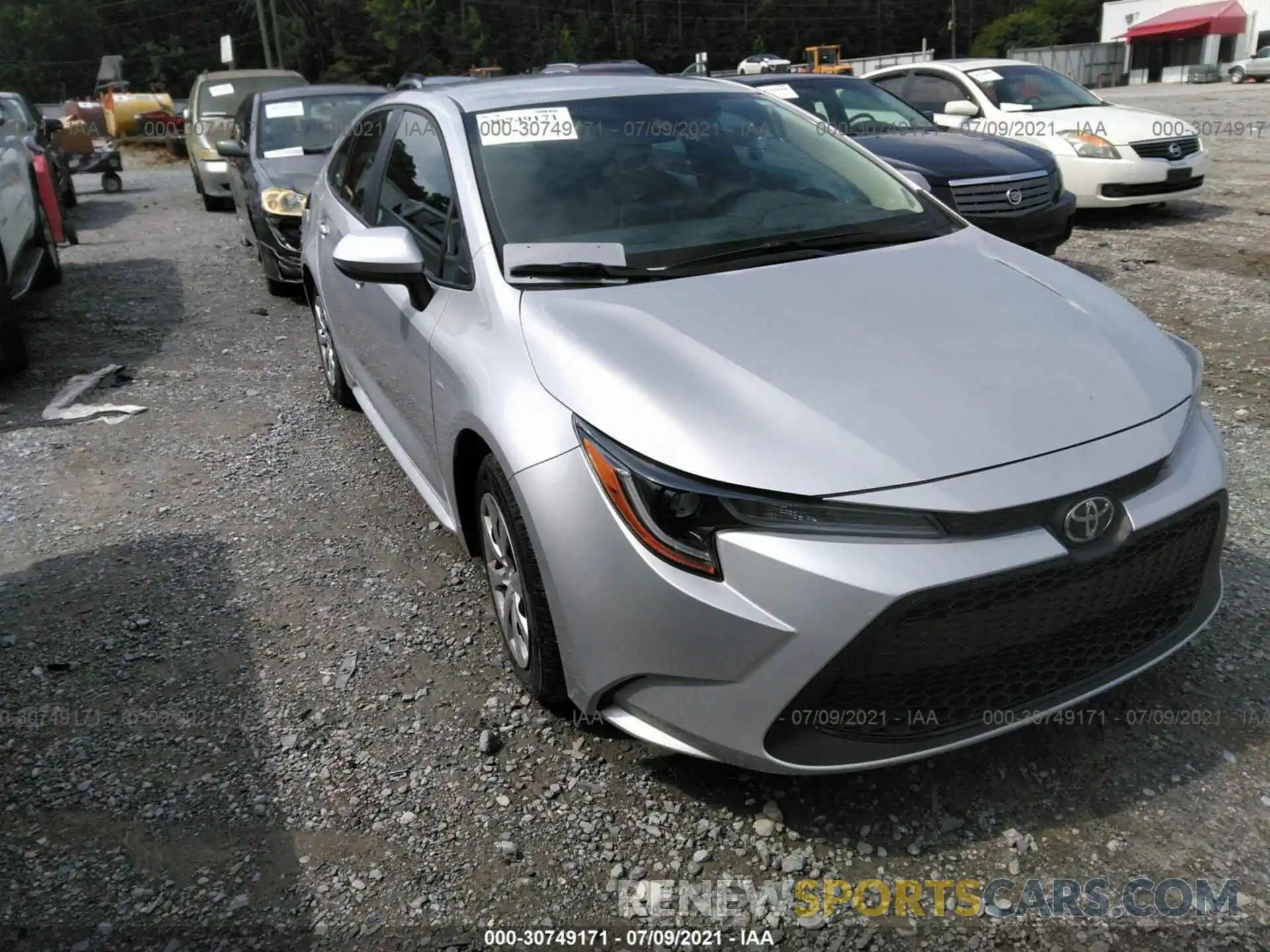 1 Photograph of a damaged car 5YFEPMAEXMP250778 TOYOTA COROLLA 2021